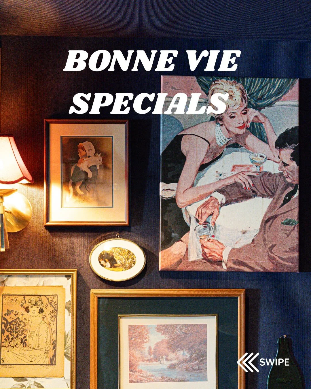 We offer a variety of specials throughout the week ✨ Save this post, share it with a friend, and let Bonne Vie be part of your next plans. Because around here, we like the good life 🍸 #dcrestaurants #dcthingstodo #dchappyhours