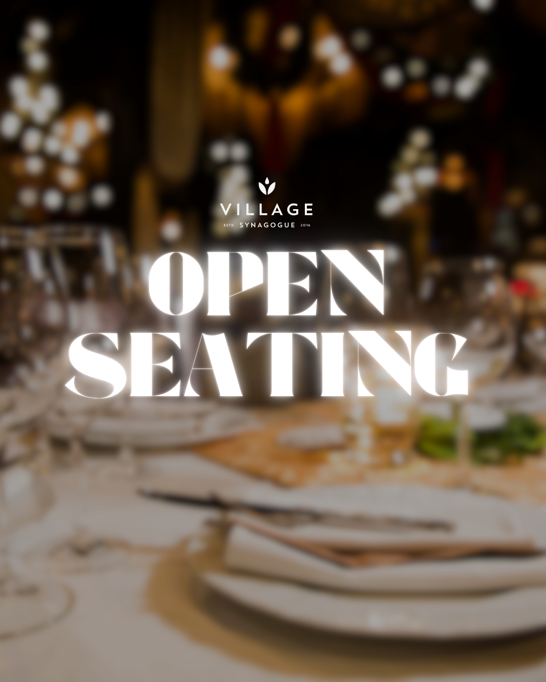 Shabbat 180 - Open Seating