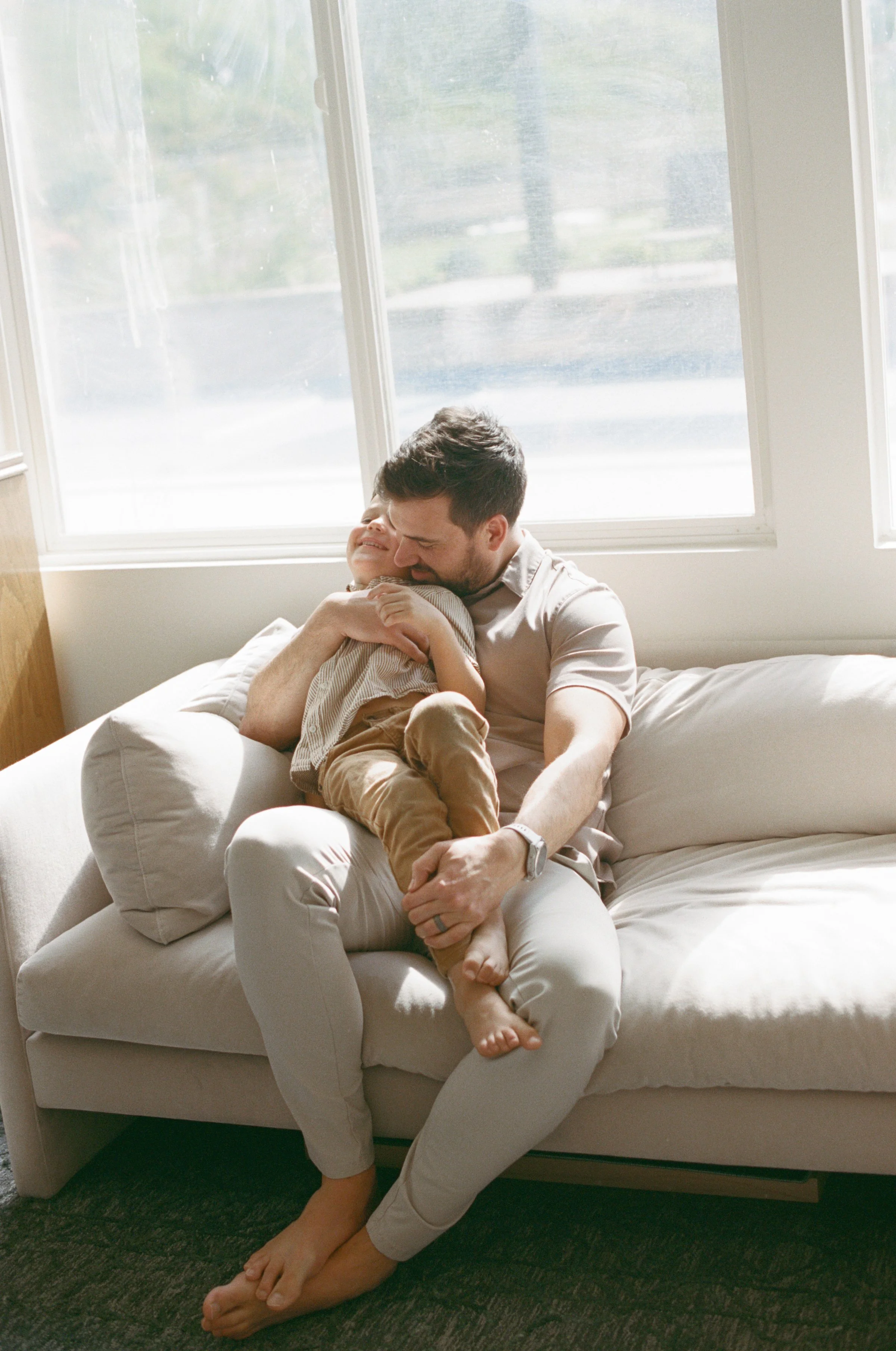 father son family bond photography