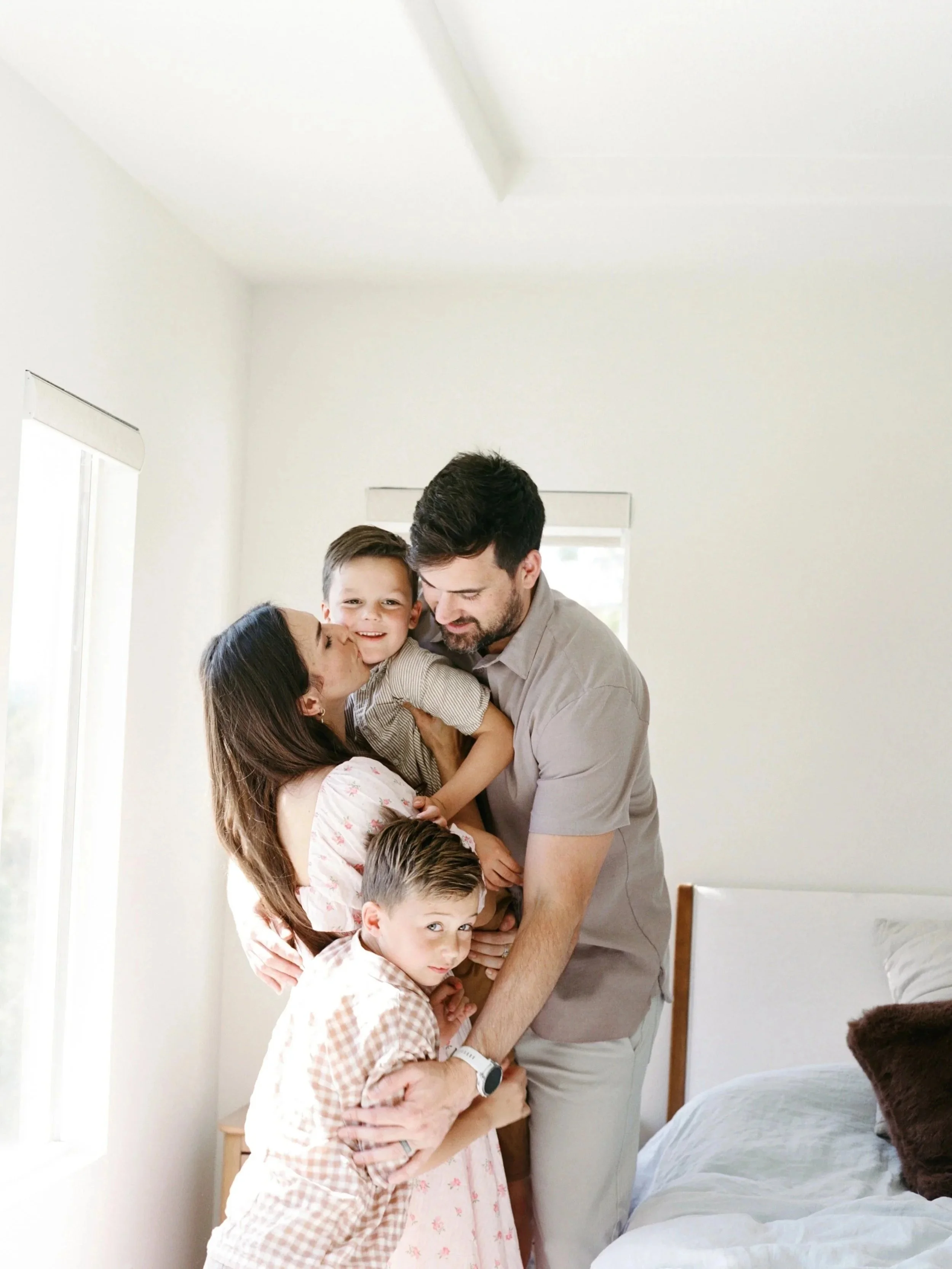 happy film family photography lifestyle