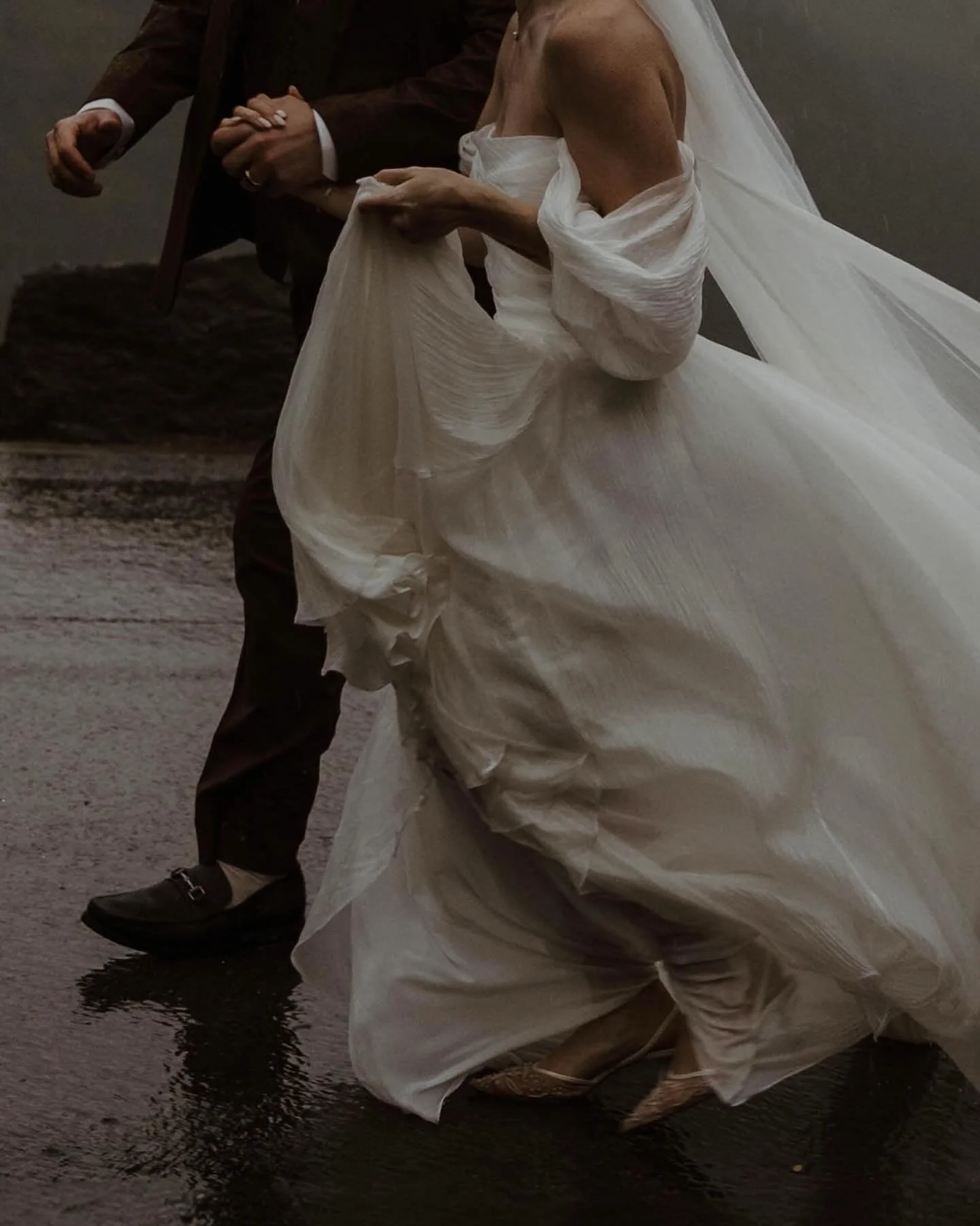 A Romantic + Rainy Glacier National Park Elopement will be hitting L + T&rsquo;s inbox today 💌🏔️⛈️