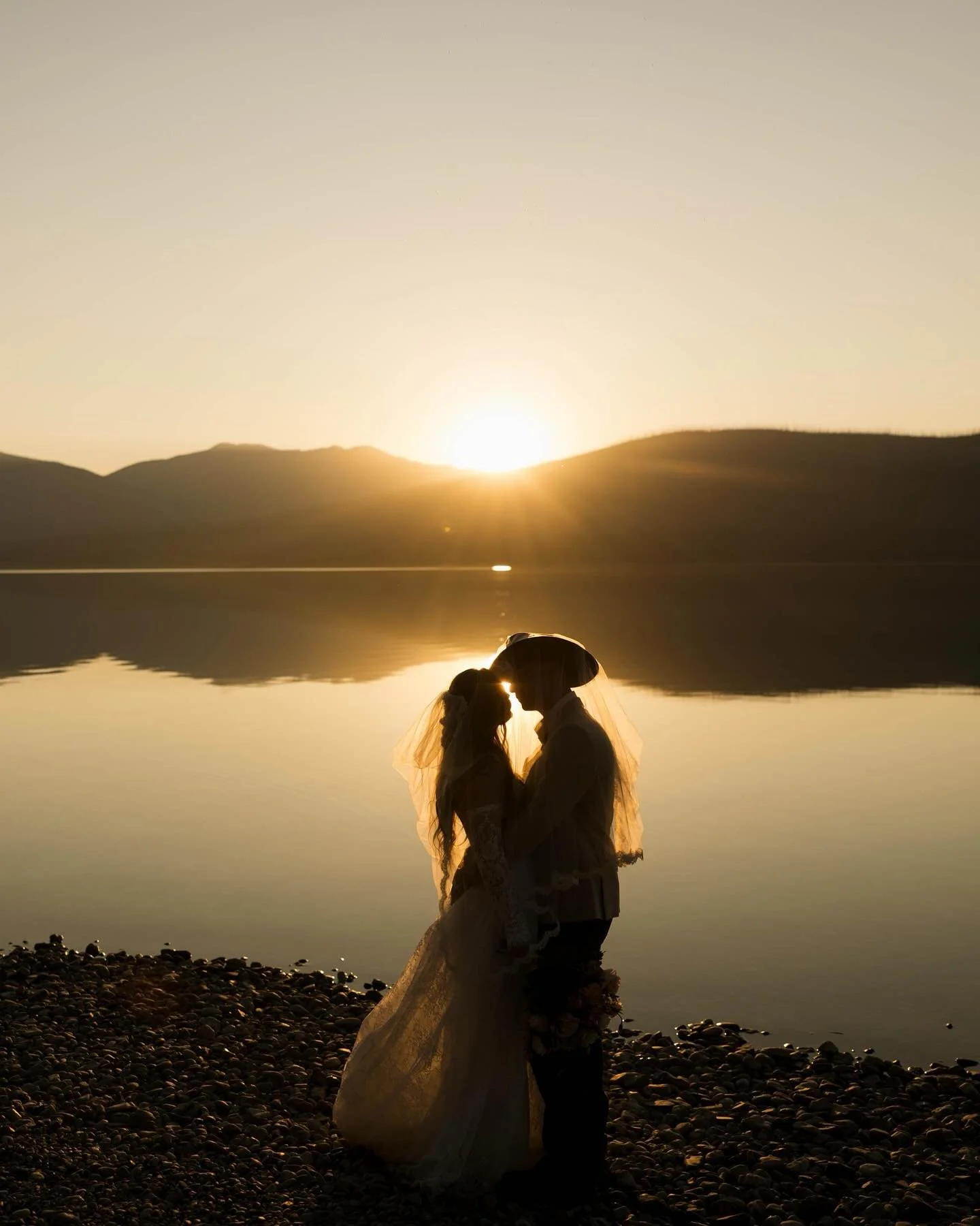 Hailey + Will&rsquo;s Glacier Elopement hit their inbox today, and boy oh boy what a magical day to look back on 🪄 🏔️ 💍