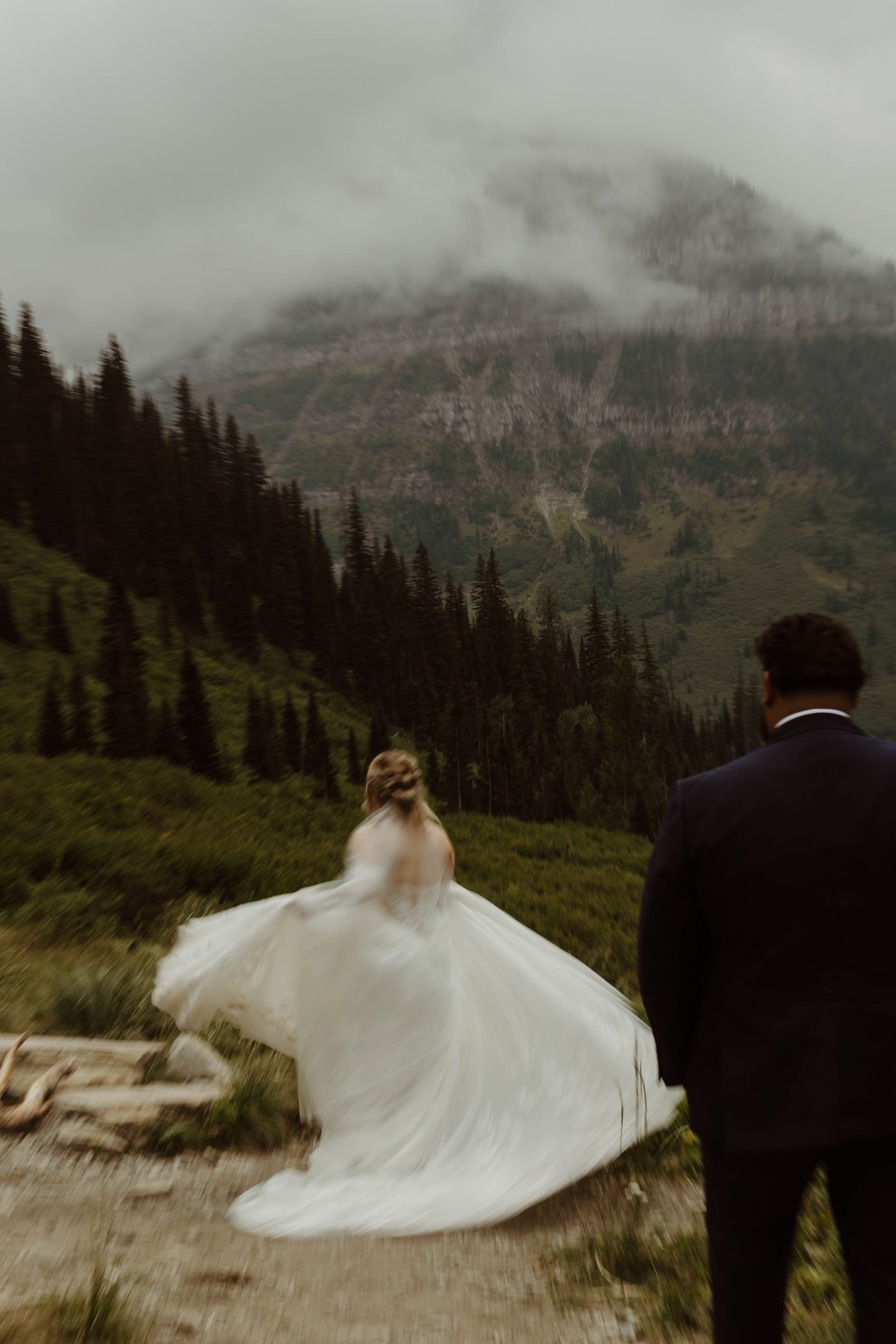 Cinematic Elopement photos