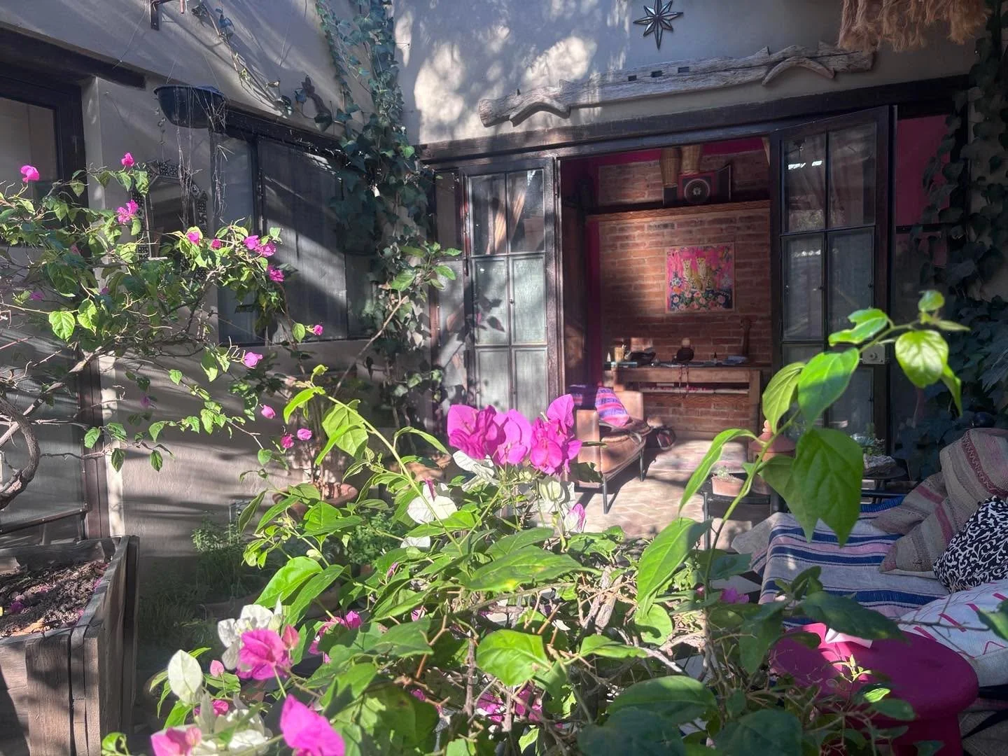 A glimpse of a burst of light and color.