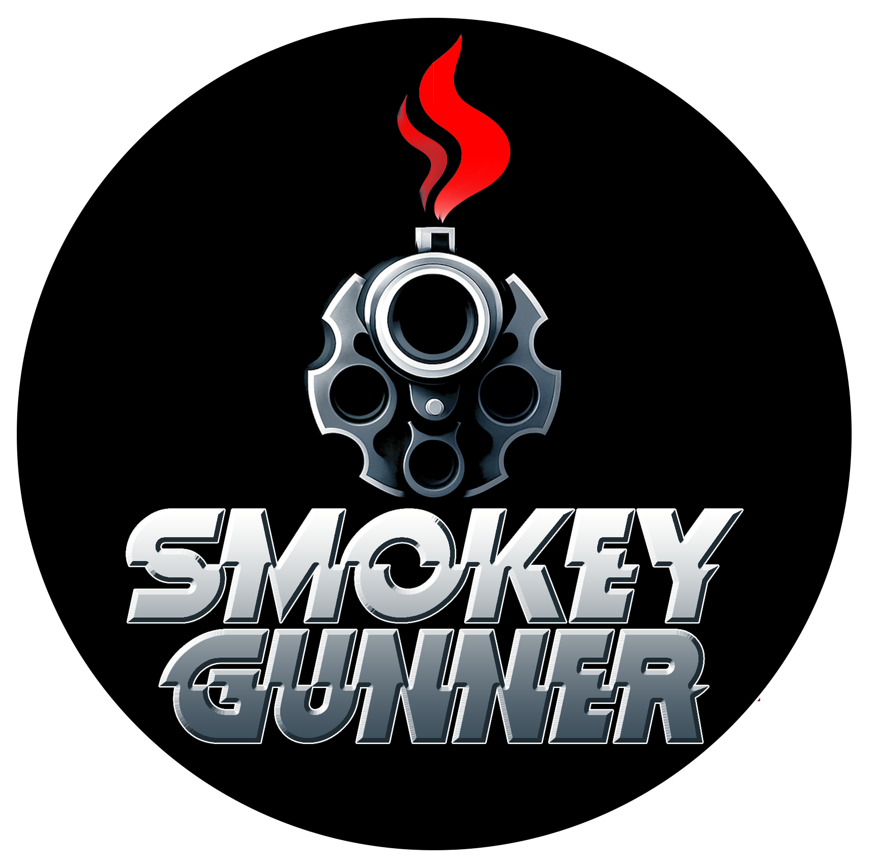 Il Logo Smokey Gunner...Un segno pensato per restare impresso: funziona su merch, copertine e materiali live, mantenendo forza e riconoscibilità.

Smokey Gunner è suono ruvido, identità scura, rock sardo senza filtri.