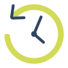 Time icon representing the right time to install a stair lift.
