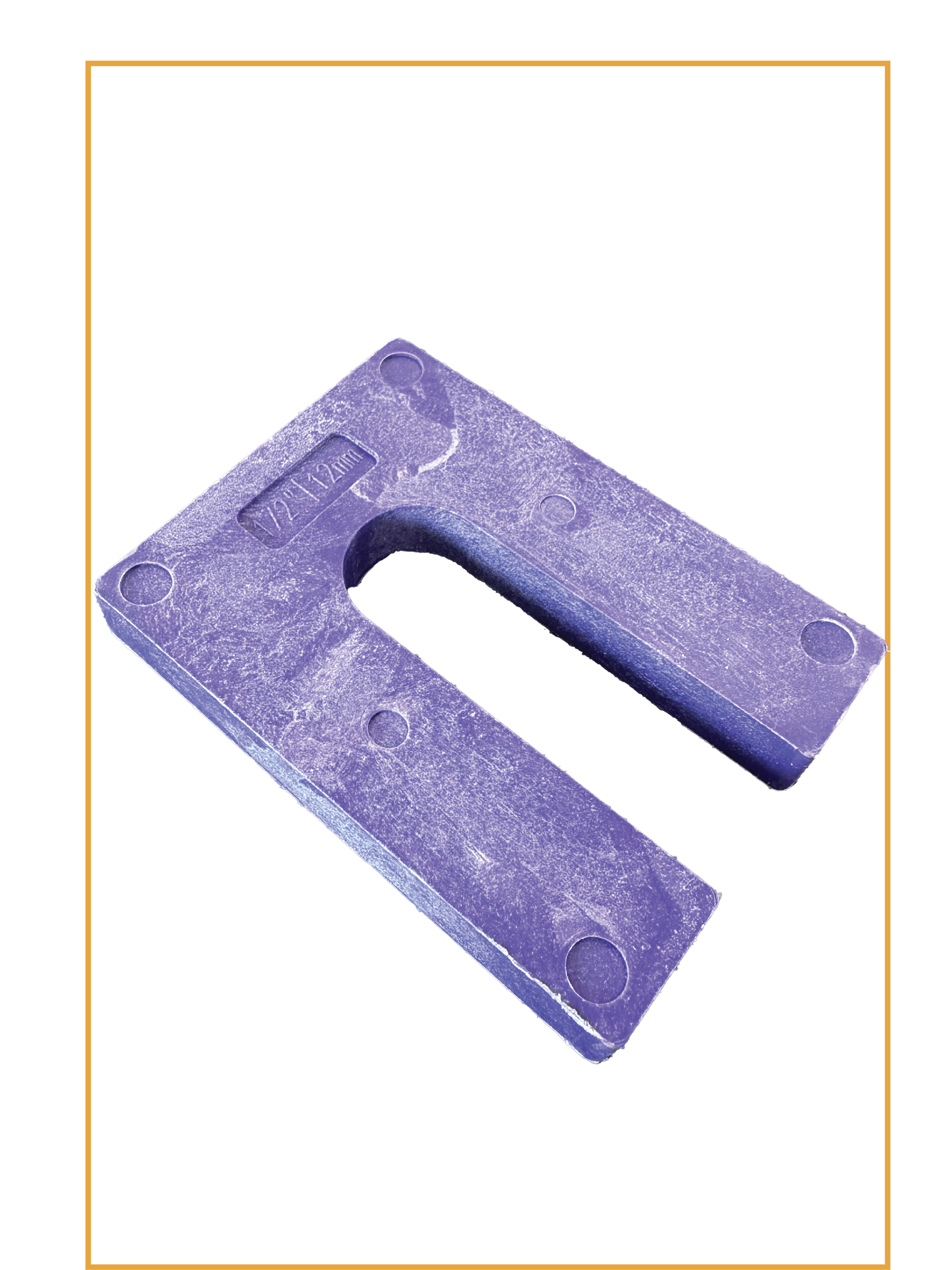 1/2" Plastic Horseshoe Shim