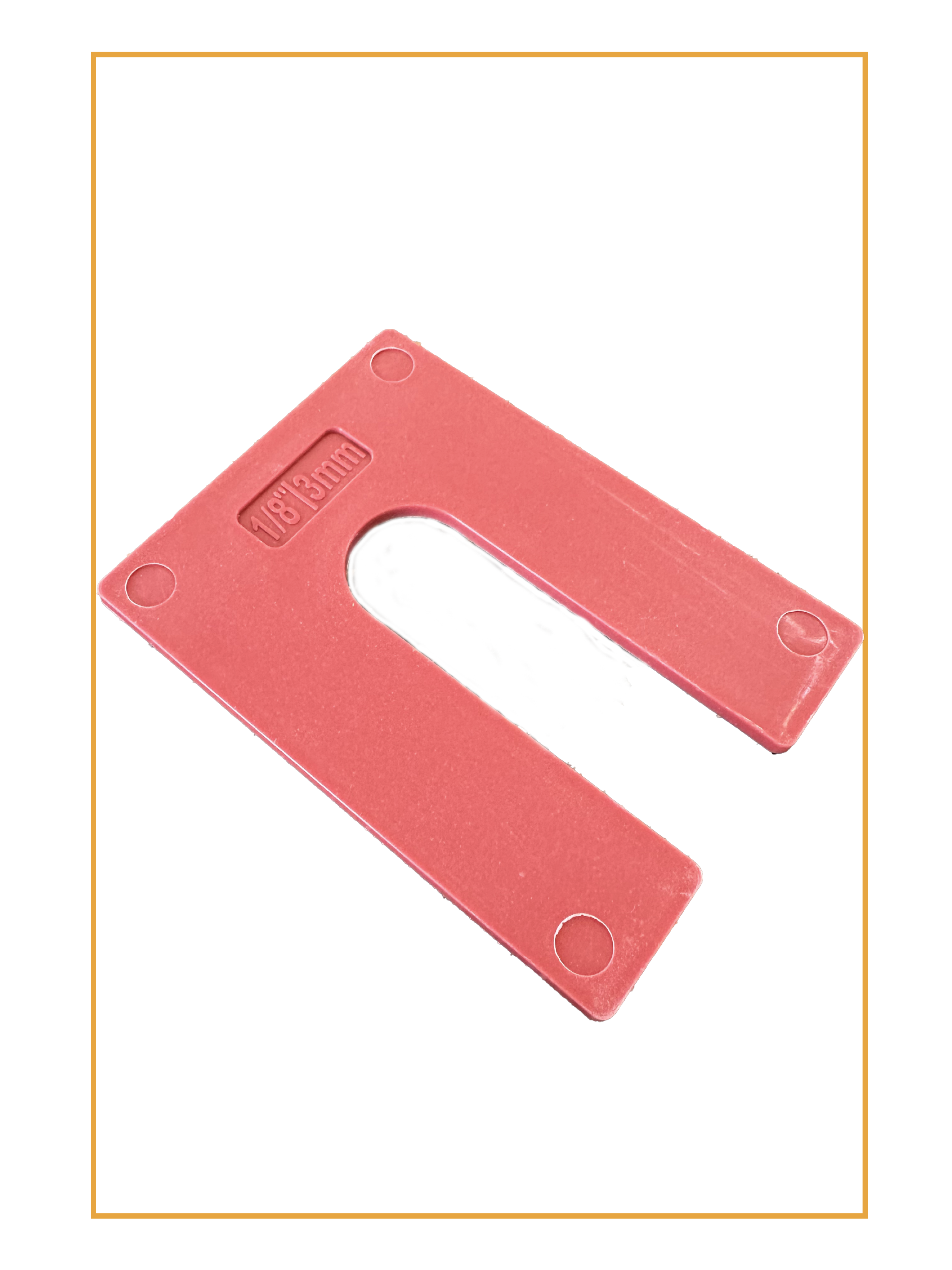 1/8" plastic shim