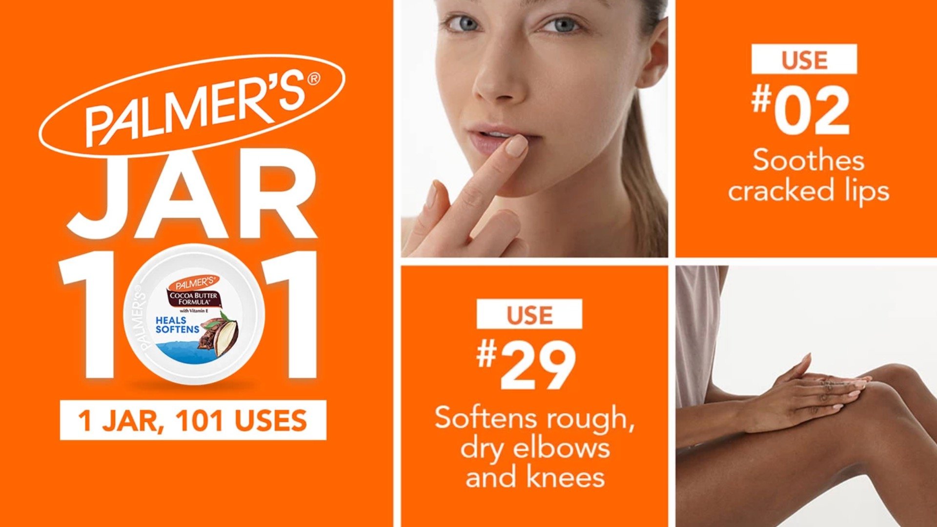 Palmer’s came to us with a challenge: make their most iconic SKU relevant again. We led the transformation from concept to consumer—developing the name, strategy, and creative for Jar 101 , a bold reintroduction of the classic cocoa butter formula