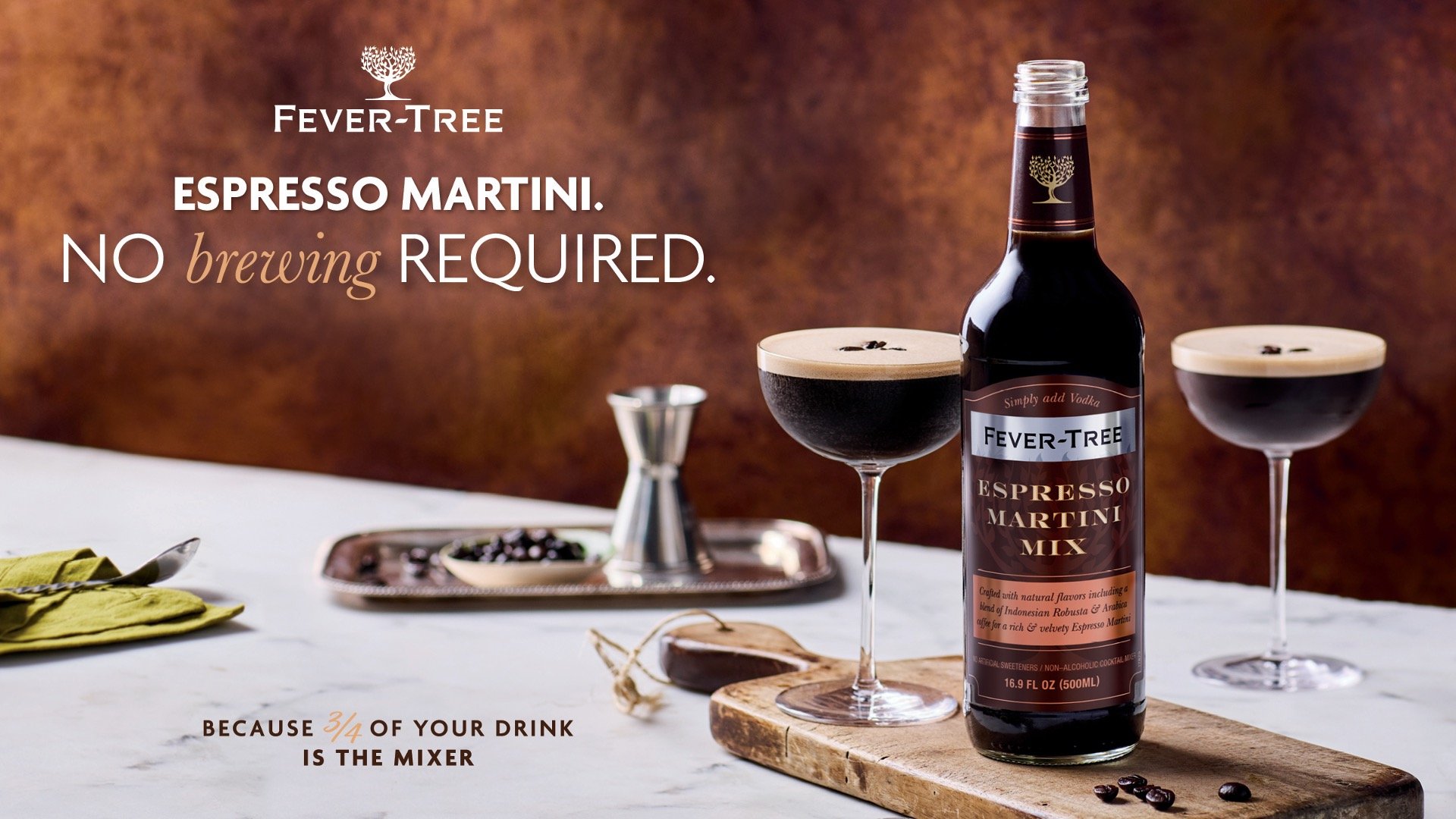 Fever-Tree introduced its Espresso Martini Mixer to meet growing consumer demand for elevated, bar-quality cocktails at home. MME supported the launch by crafting a premium, story-driven rollout—building excitement across trade, retail, and digital