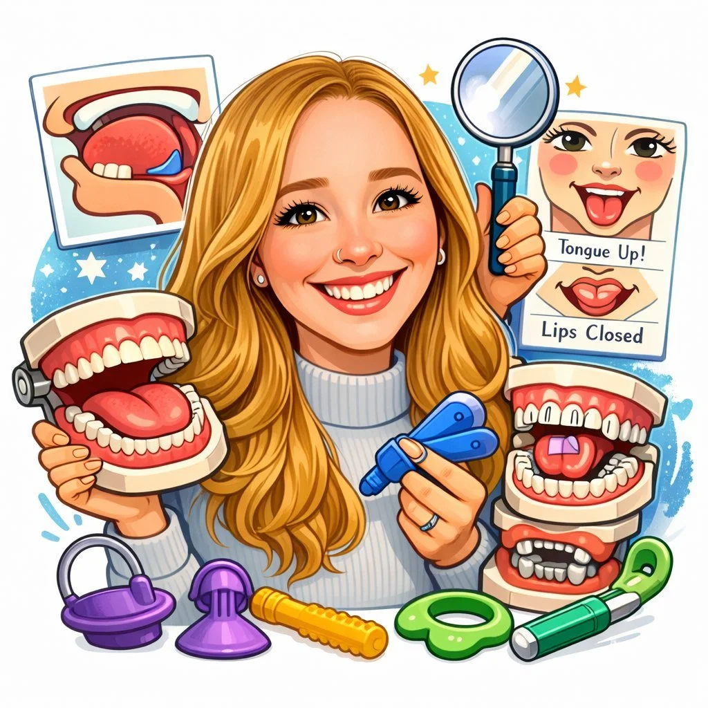 Cracking up over this trend. I have 2 different earrings and a third hand! What is happening with the lips closed picture?