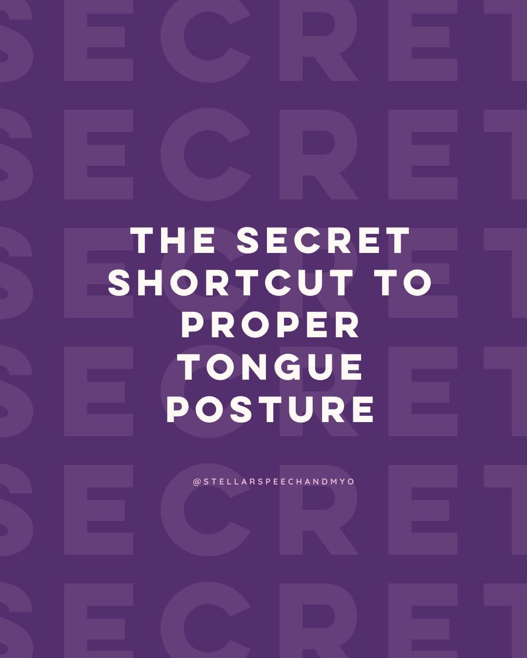 We've been keeping a secret...

If you just think REALLY hard about good tongue posture...your tongue will naturally float up to the palate. No exercises needed.

~Manifest it~

...If only it were that easy!
Happy April Fools! Lasting change and real