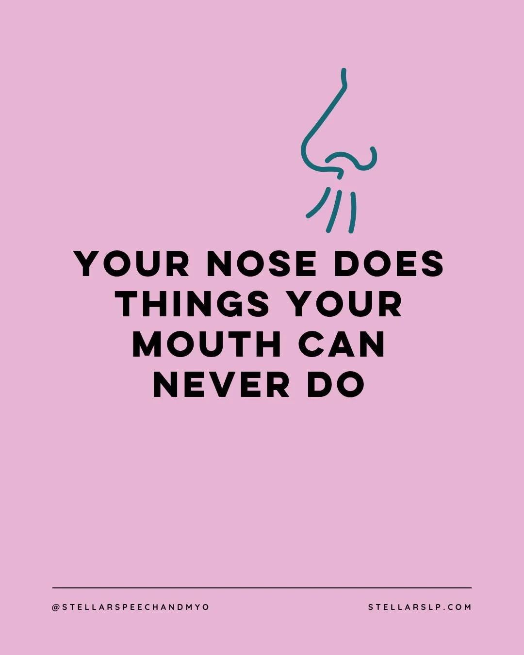 Most parents know mouth breathing is not ideal. But very few know why the nose actually matters so much.

Your nose is not just an air hole. It filters, warms, and conditions every breath before it reaches the lungs. It also produces nitric oxide, wh