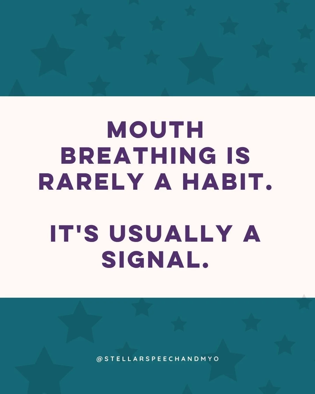 This is one of the most important things I want parents to understand.

When a child breathes through their mouth, the instinct is to correct it. Remind them to close their lips. Call it a bad habit. But most of the time, the child is mouth breathing
