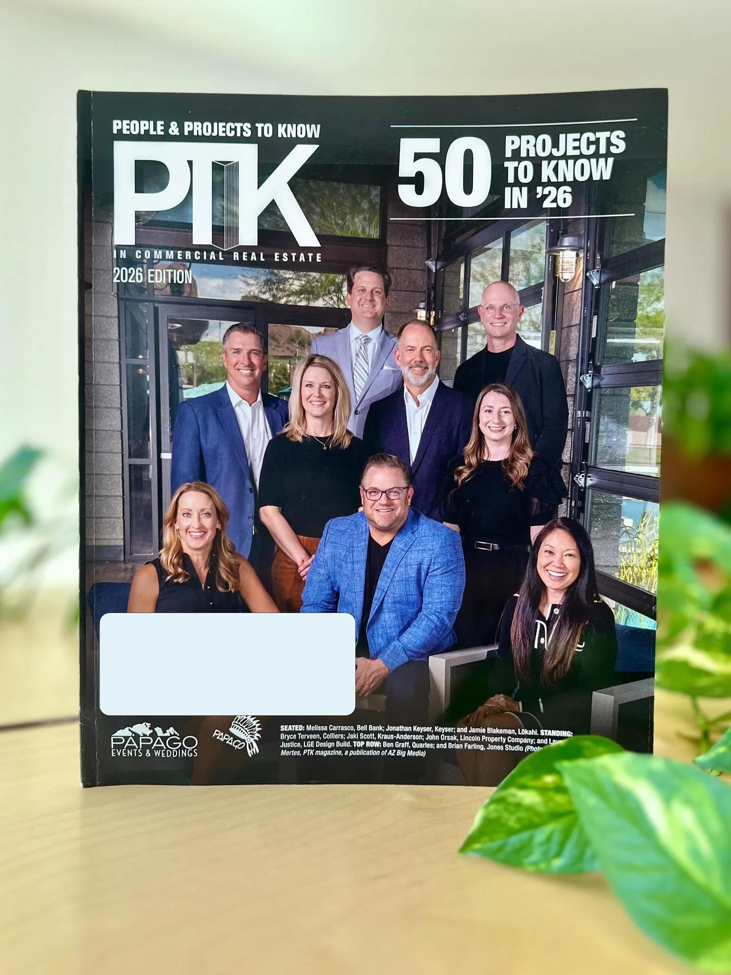 Spotted: Brian Farling, AIA, on the cover of PTK: People &amp; Projects to Know in Commercial Real Estate 2026.

We couldn&rsquo;t agree more - this recognition is well deserved. Brian brings design excellence, quiet leadership, and deep curiosity to
