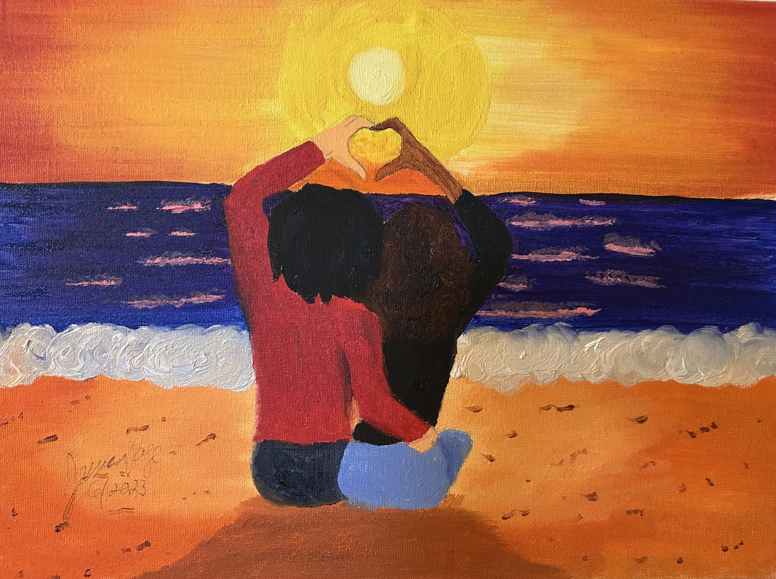 Sunset (oil)
