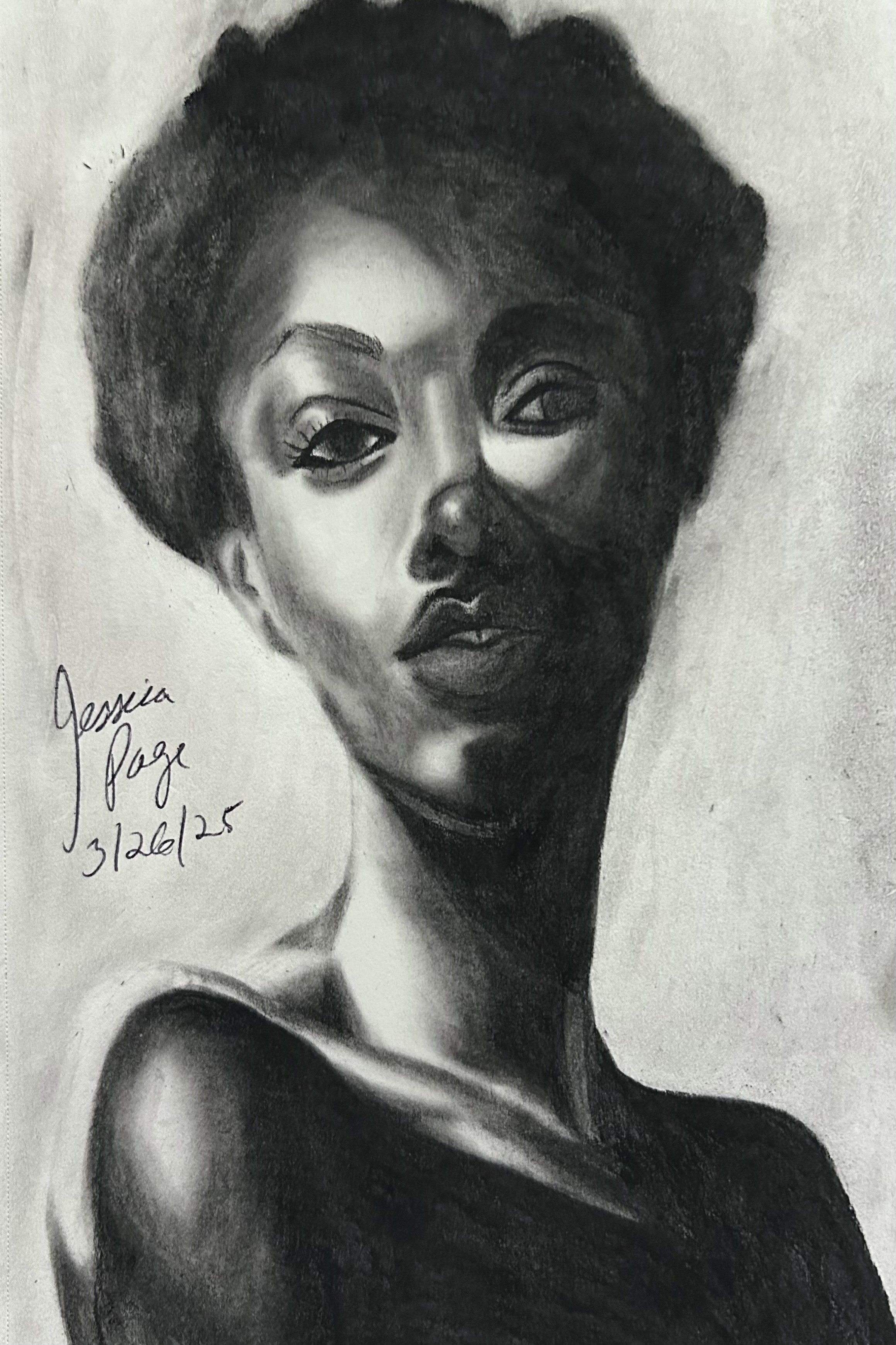 Pinterest Model (charcoal)