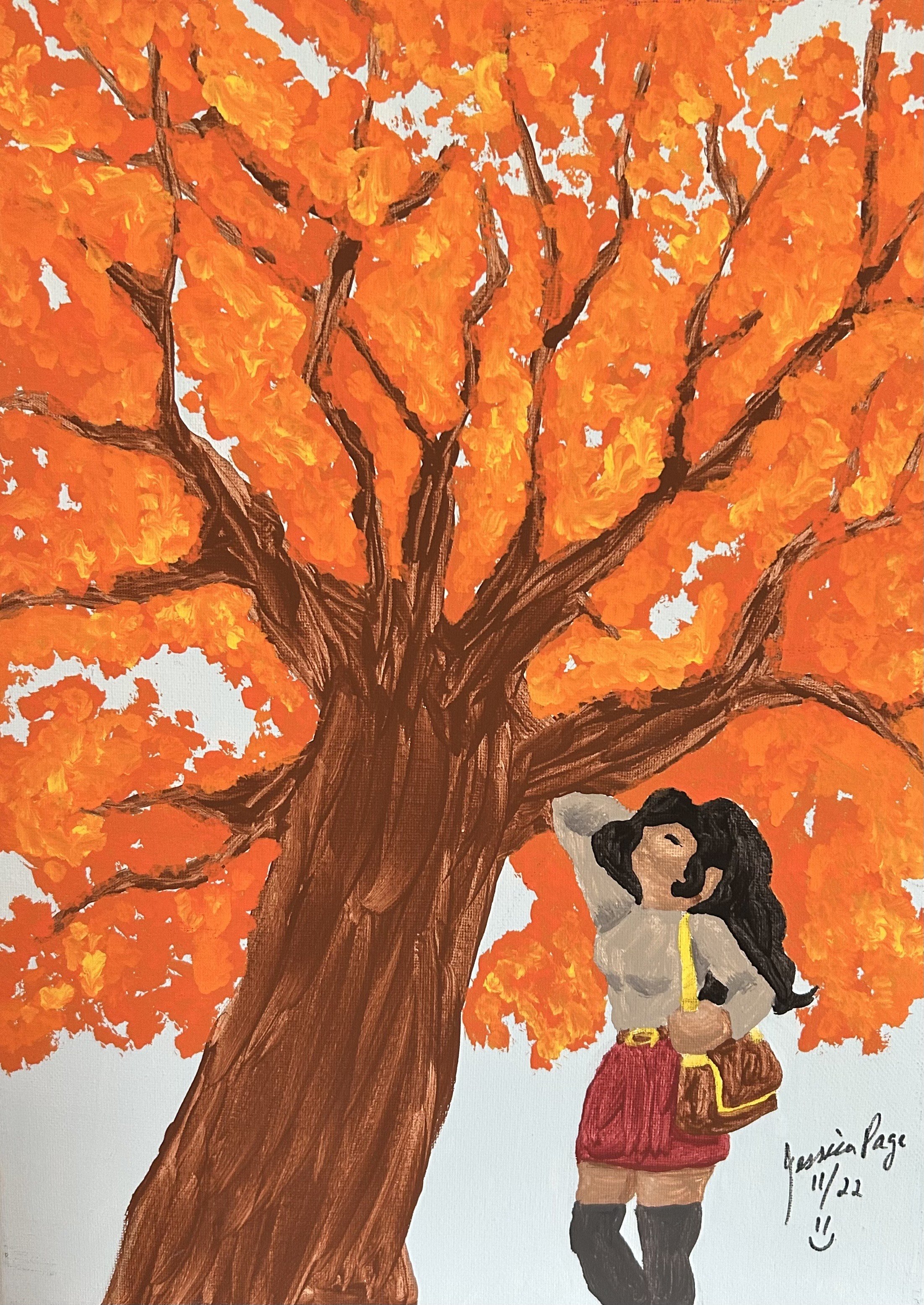 In Fall (acrylic)