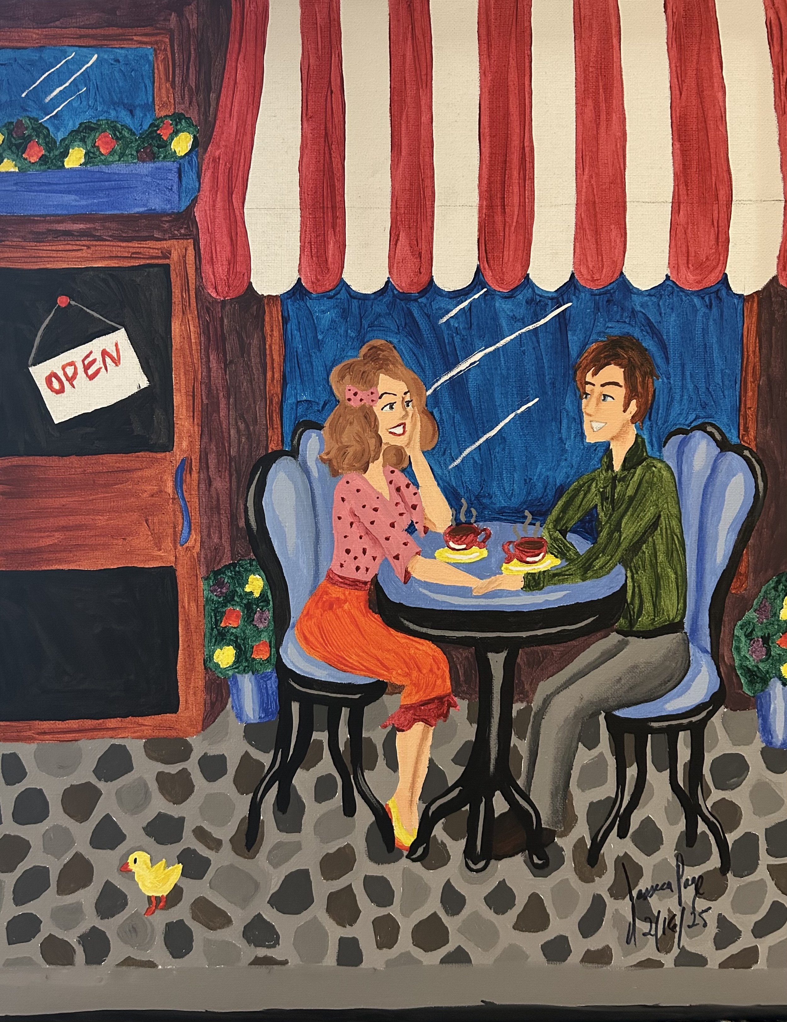 Lunch Date (acrylic)