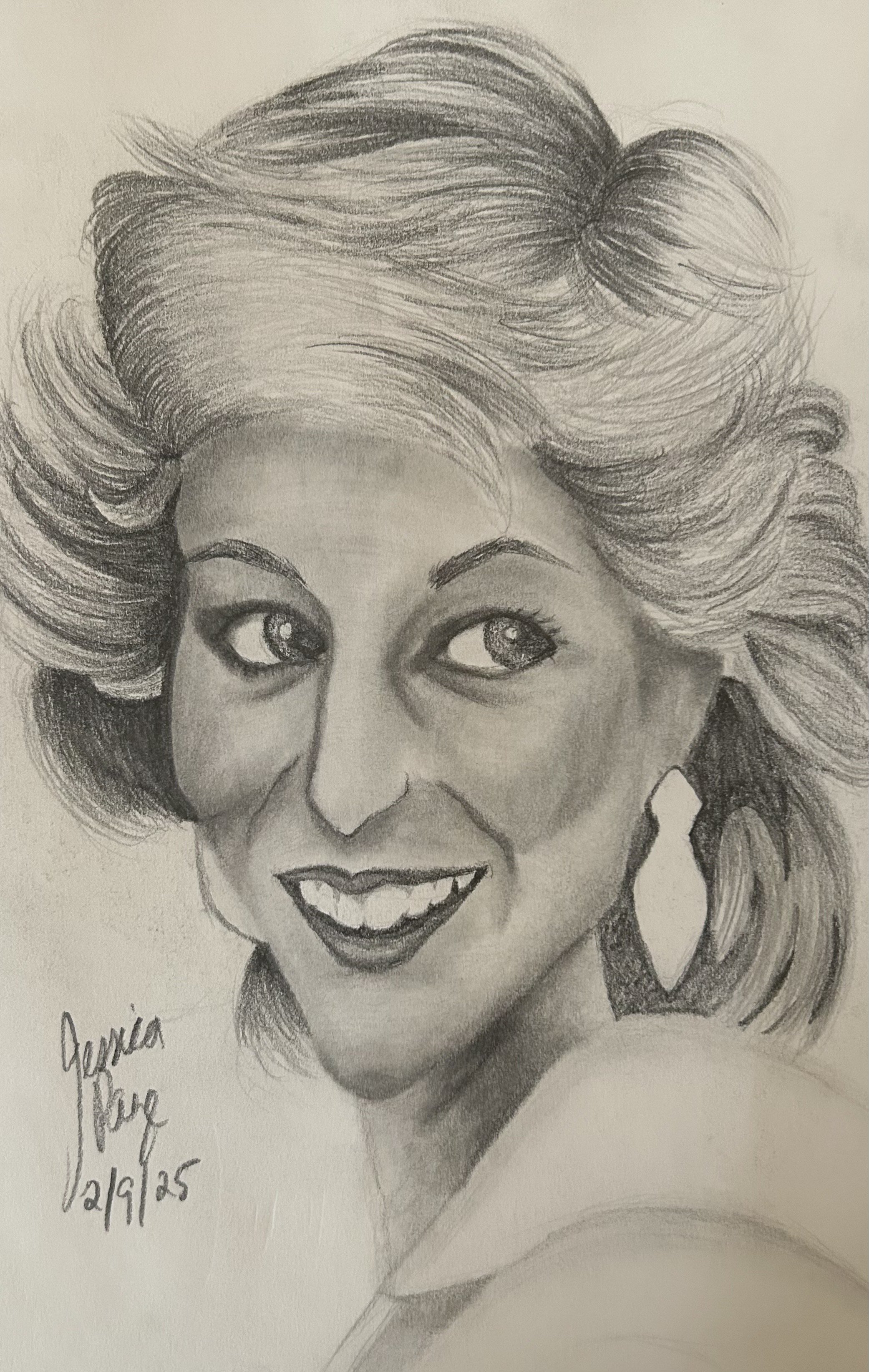 Princess Diana (pencil)