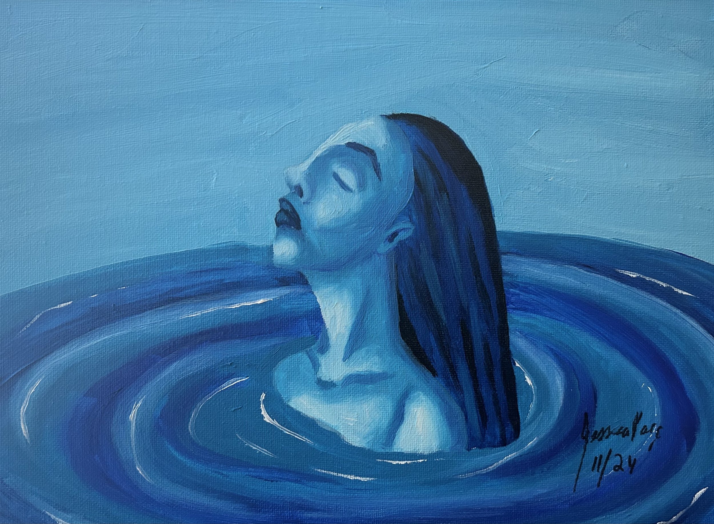 Blue Water (oil)