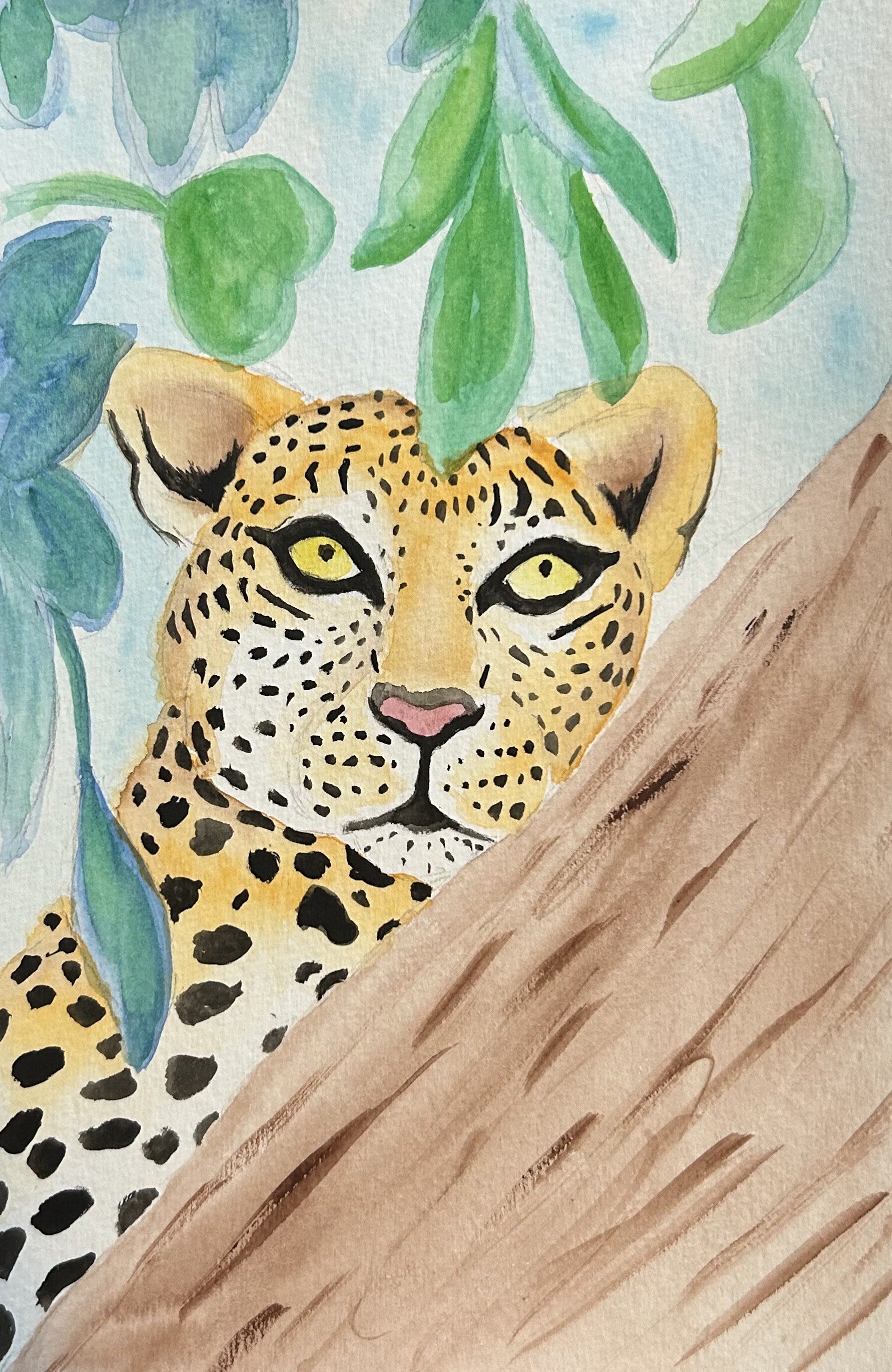 Leopard (watercolor)
