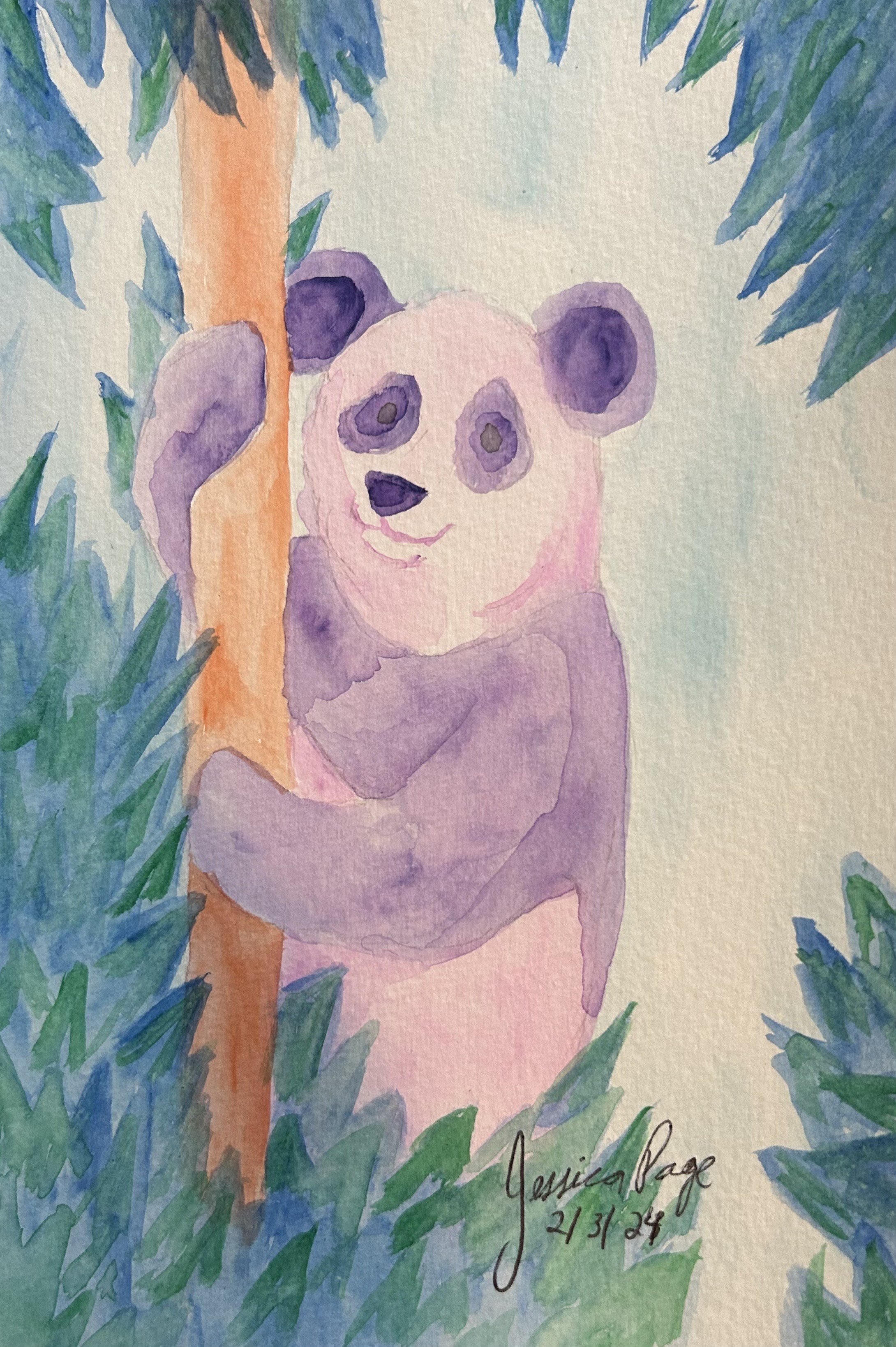 Colorful Panda