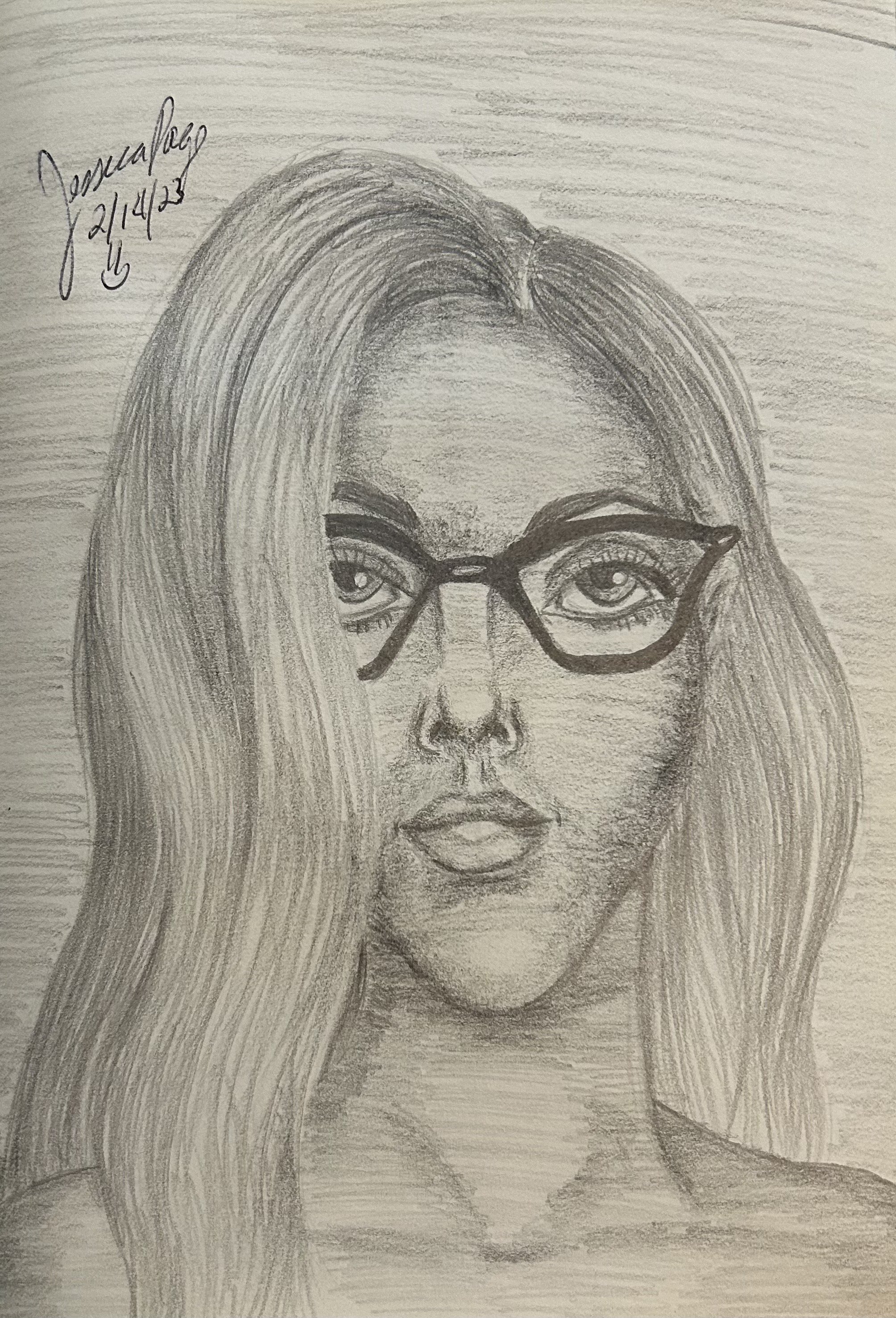 Glasses (pencil)