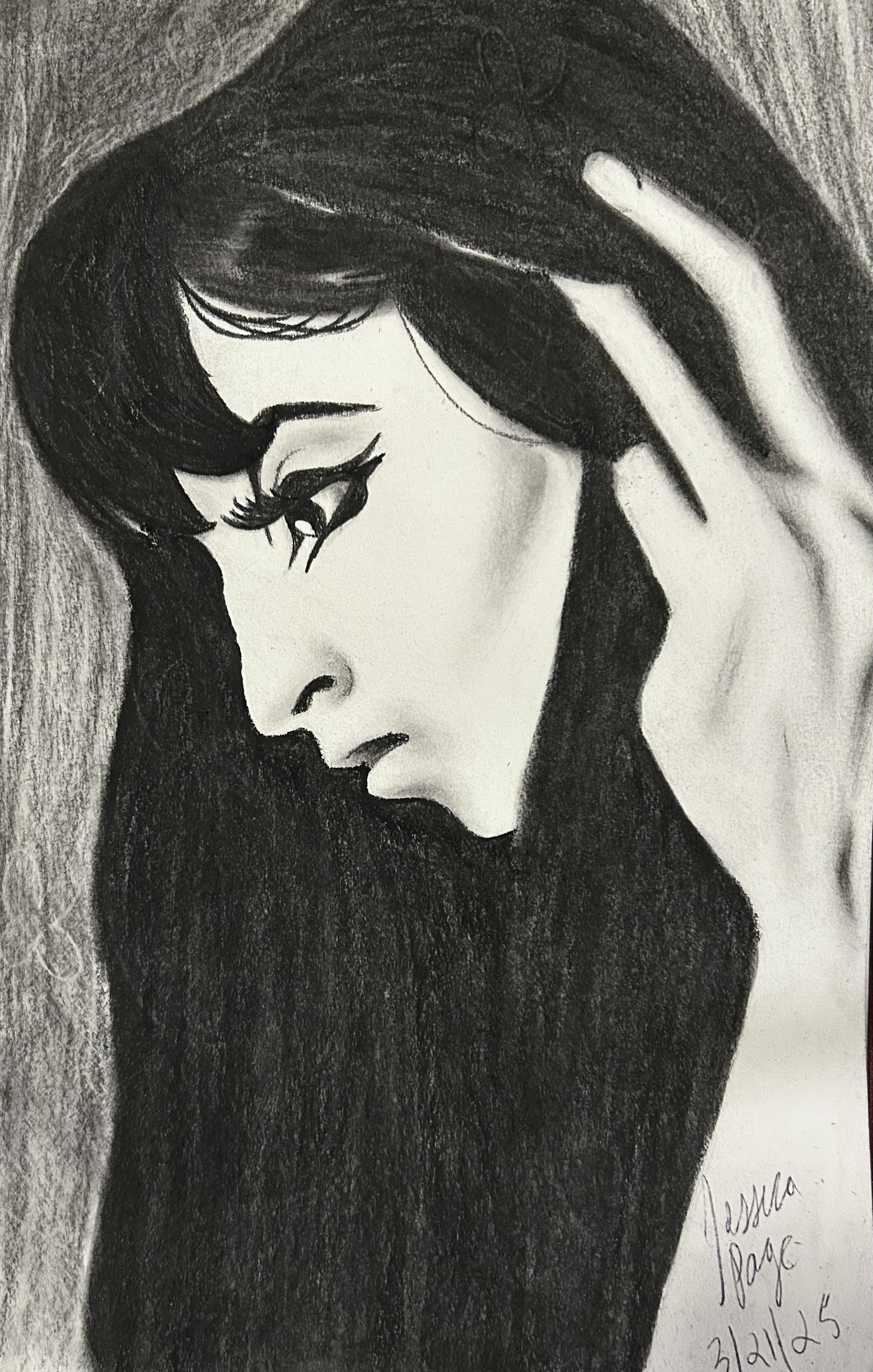 60s Cher (charcoal)