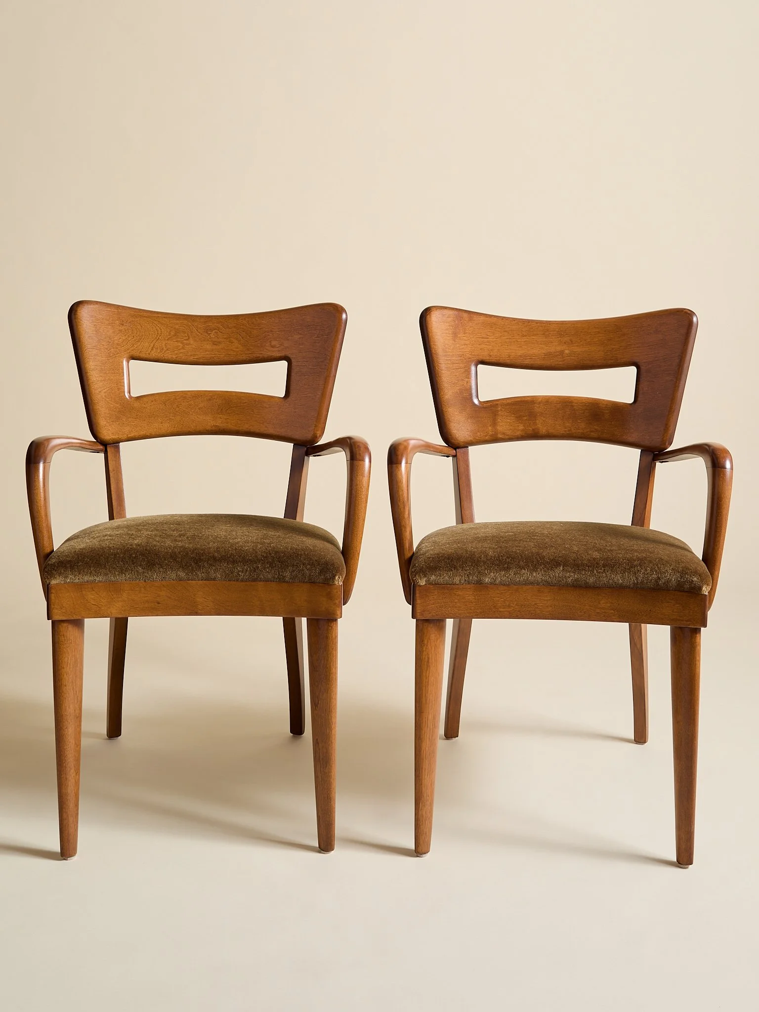 396_TheVintageHeywoodWakefieldM154C"DogBiscuit"UpholsteredDiningChairs_01.jpg