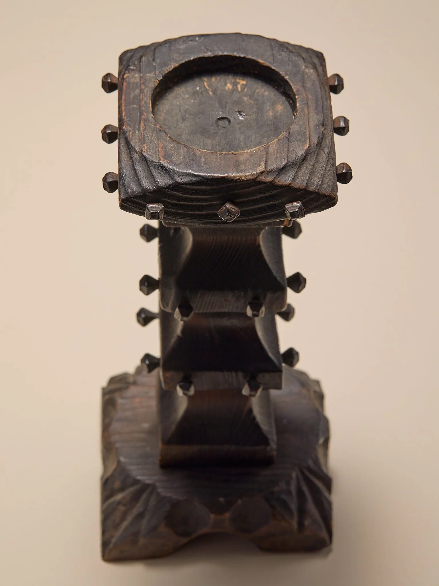 333_TheVintageSpanishWood&MetalRivetCandlestick_005.jpg