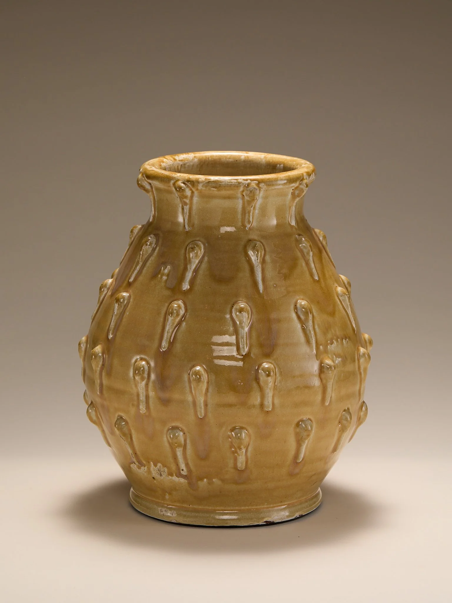 The Contemporary Abigail’s Ceramic Vessel with Applied Drip Texture