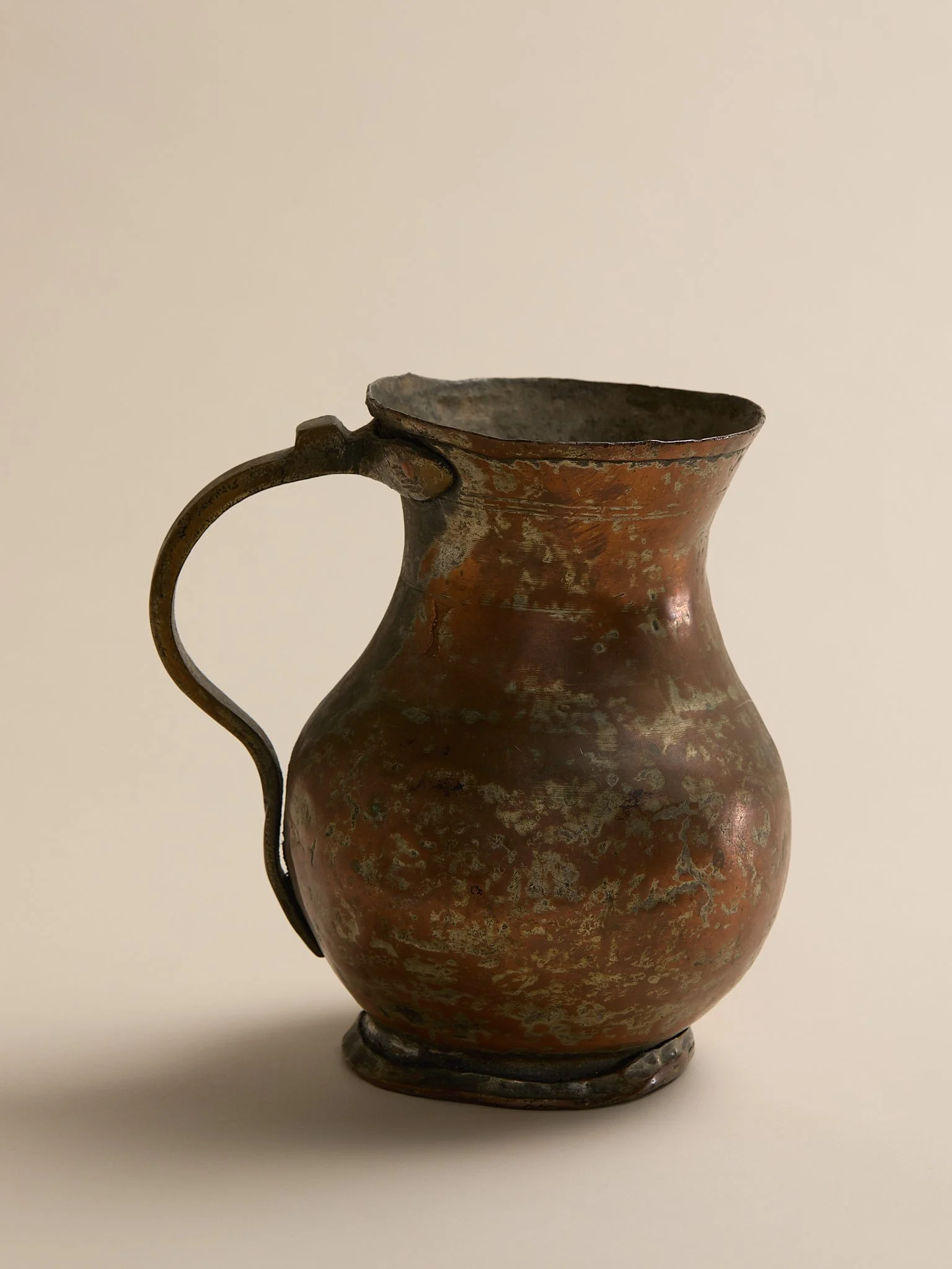 The Patinated Copper Vintage Pitcher