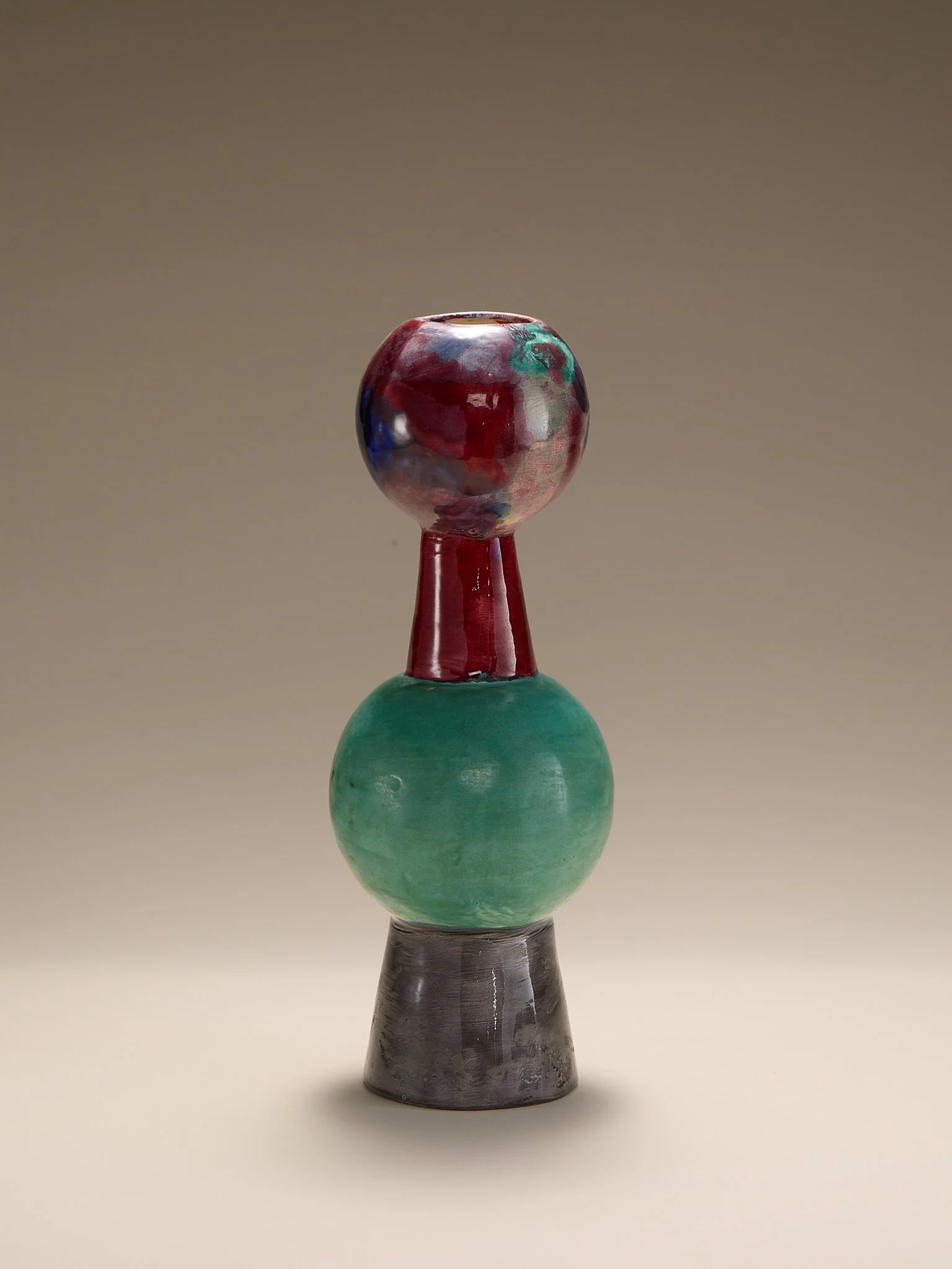 The Multi-Color Stacked Italian Vase