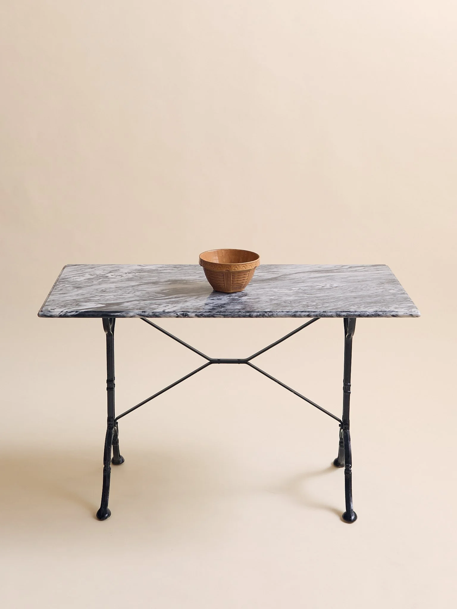 The Vintage Marble and Iron Table