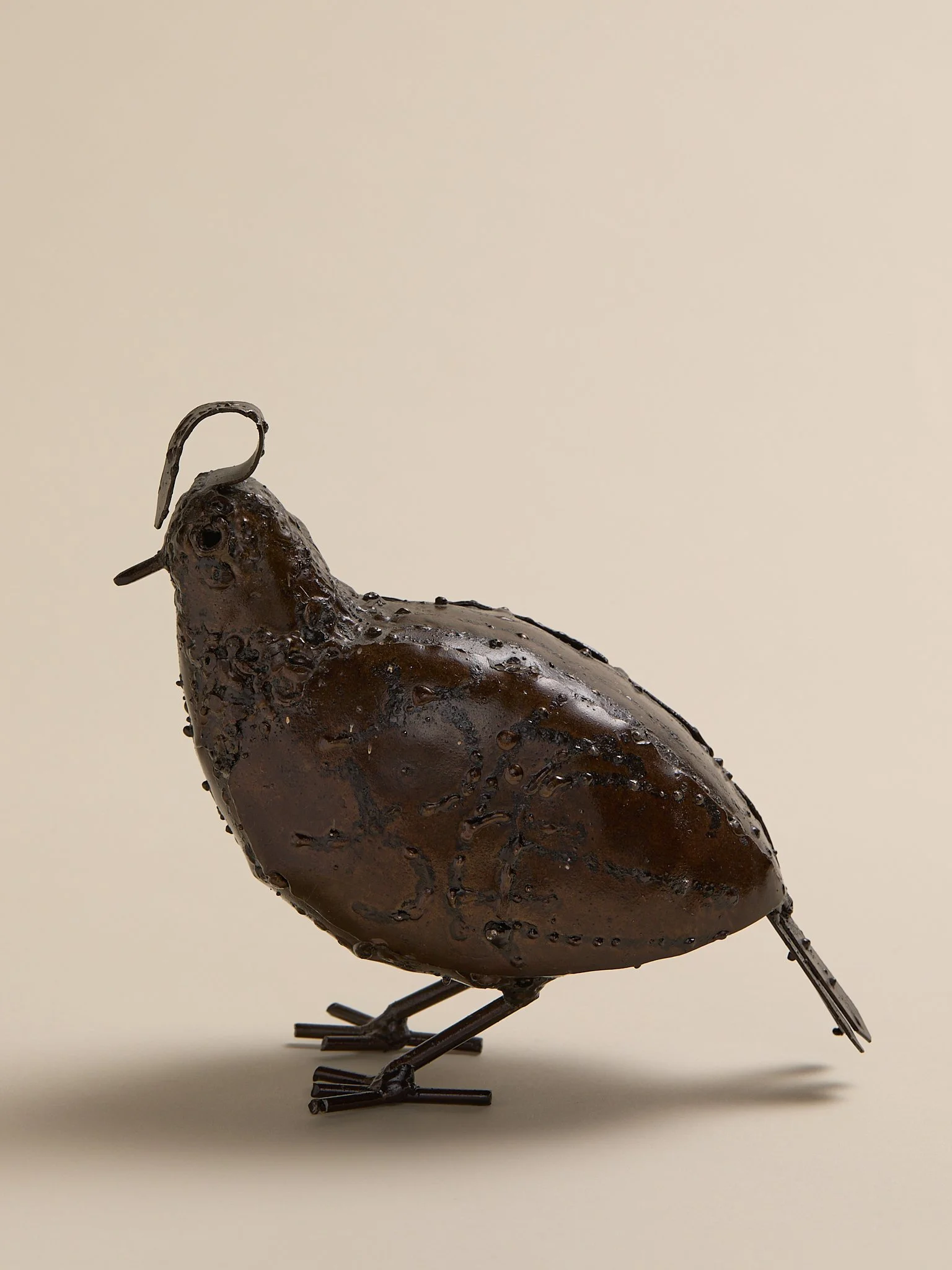 The Vintage Brutalist Metal Bird Sculpture