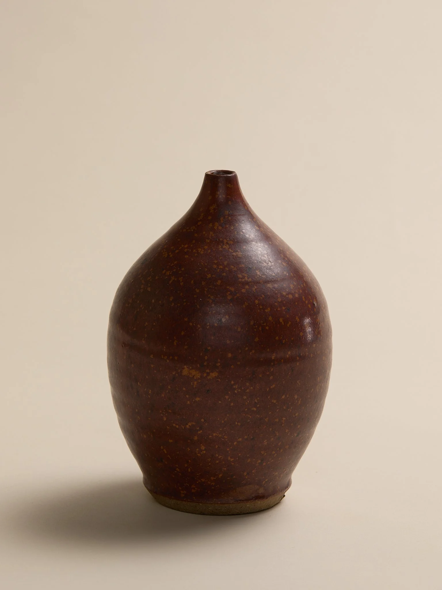 The Speckled Rust Studio Pottery Bud Vase