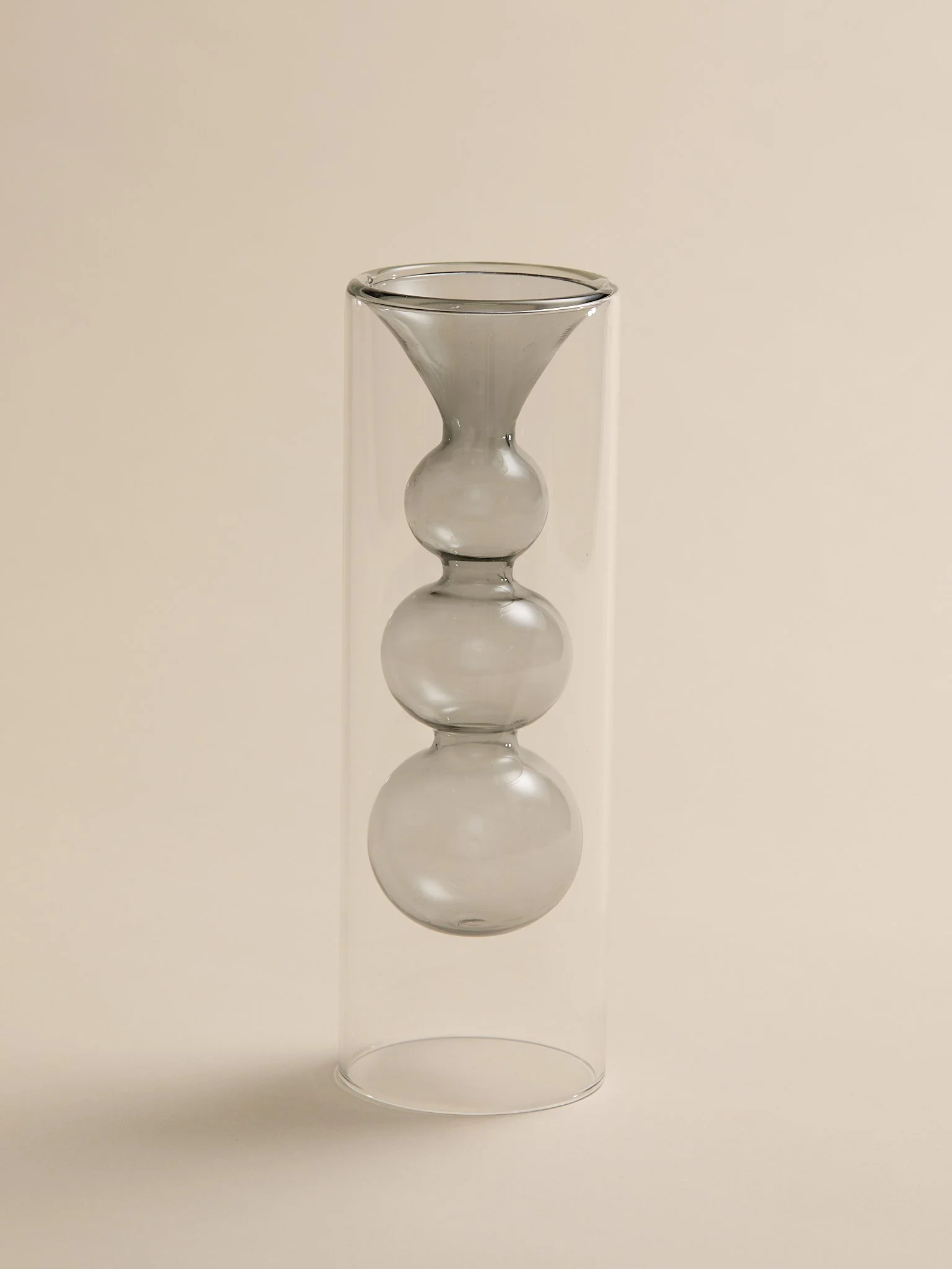 The Sculptural Clear Glass Bubble Vase