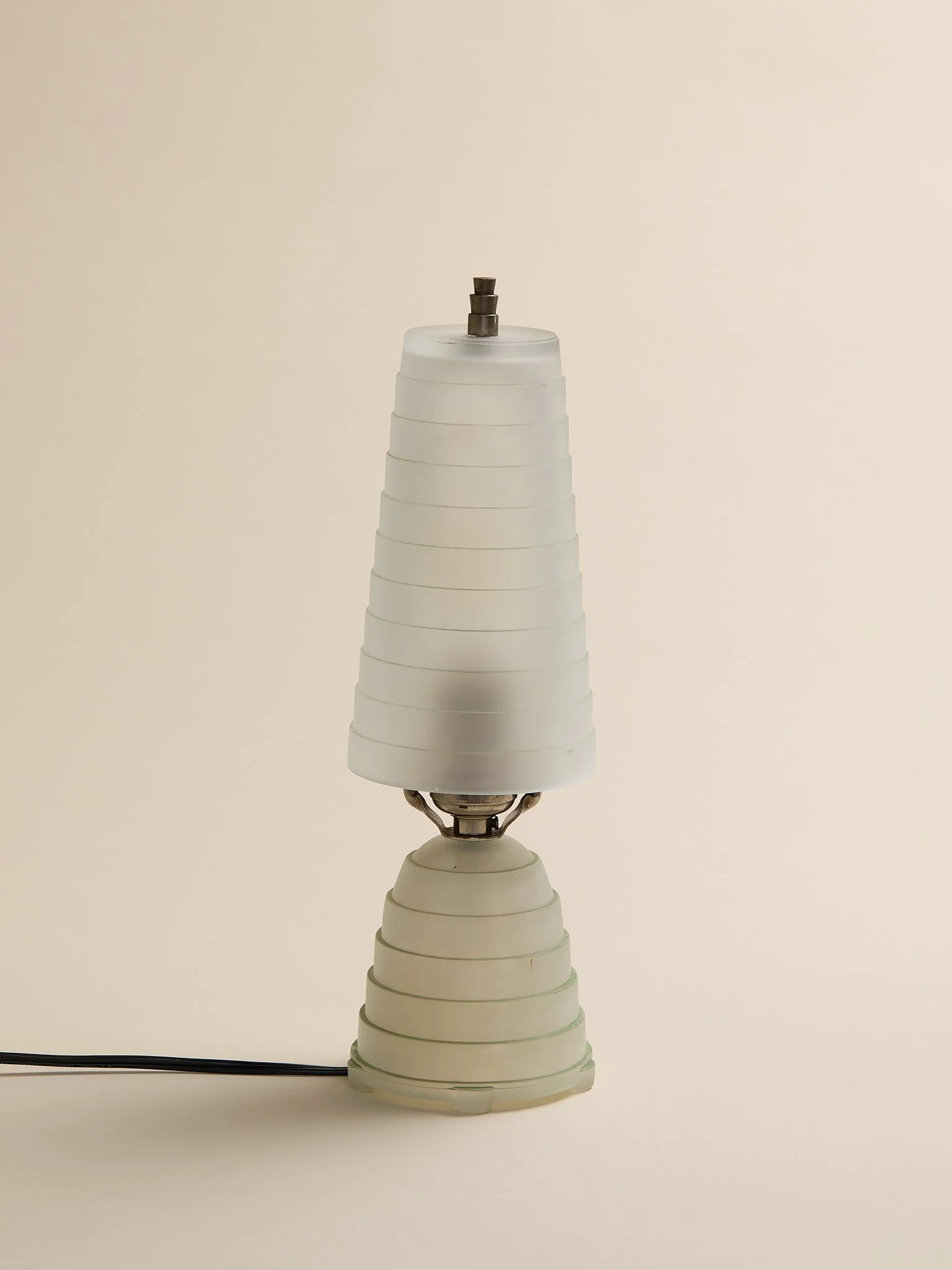 The Vintage Art Deco Frosted Glass Mini Lamp