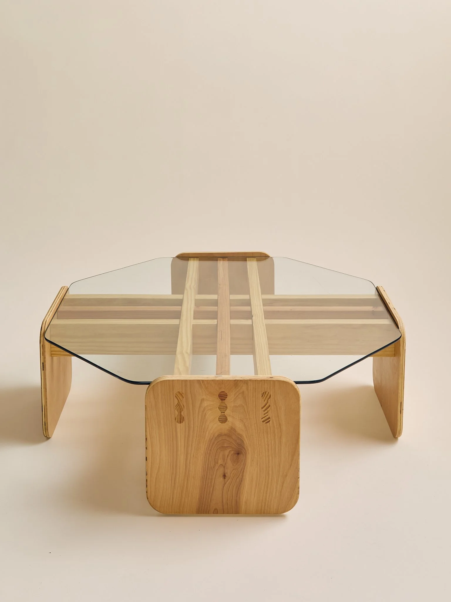 The Ply Boy Special Reclaimed Glass Coffee Table