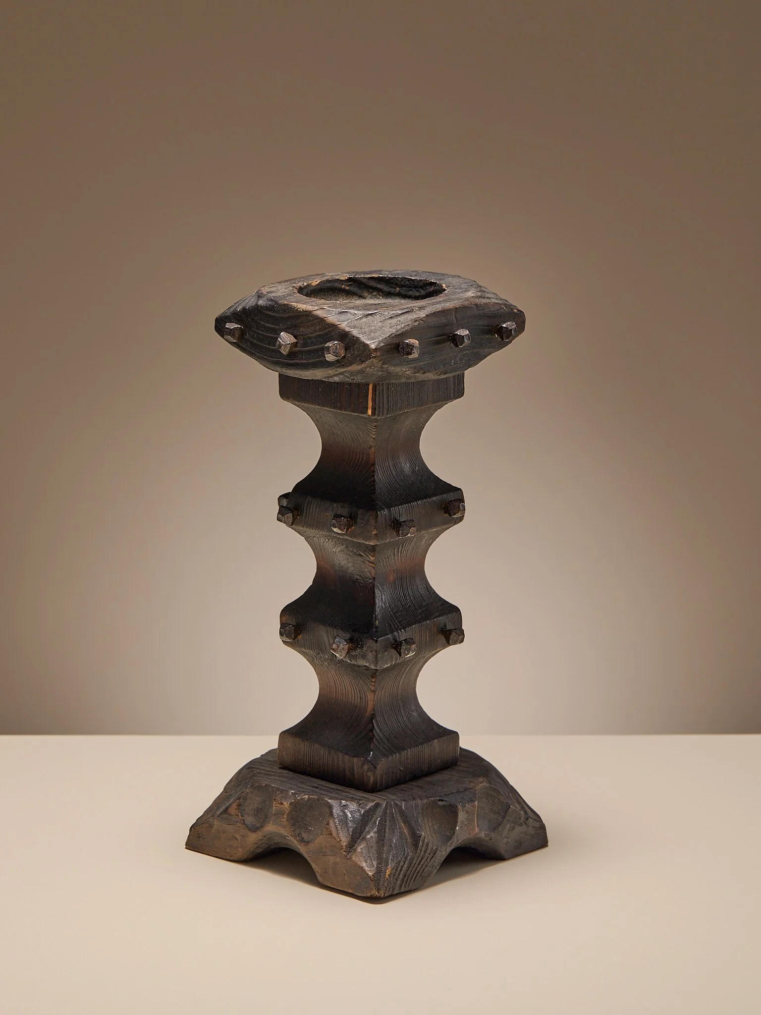 333_TheVintageSpanishWood&MetalRivetCandlestick_004.jpg