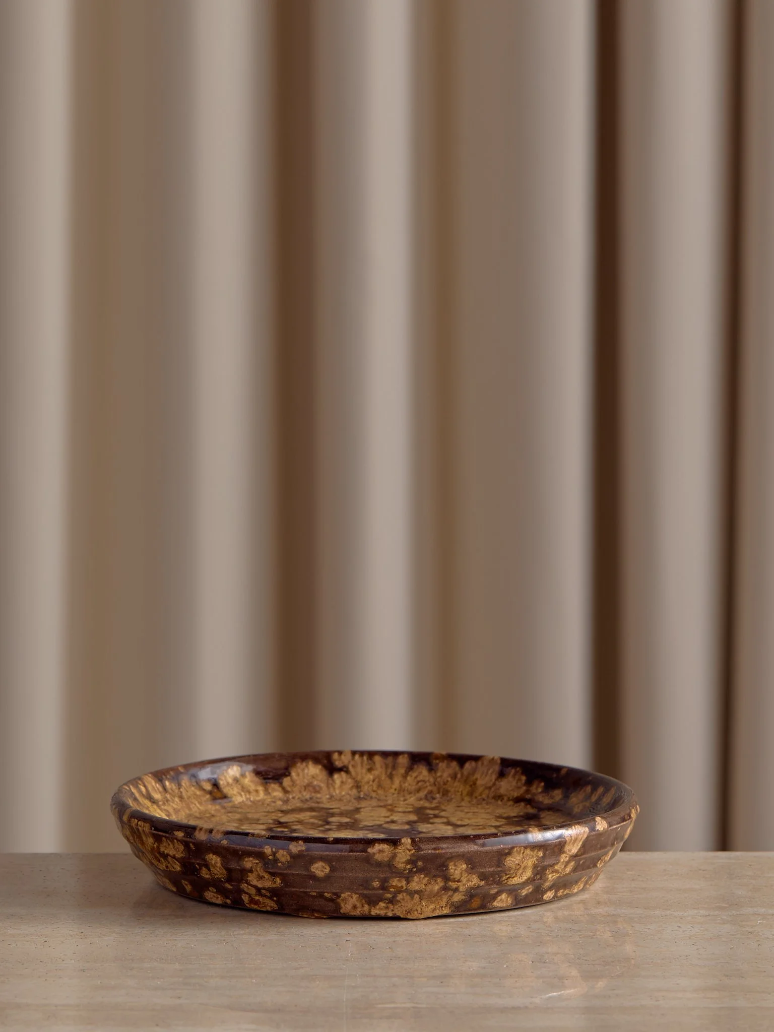 The Vintage Small Ceramic Speckled Tray