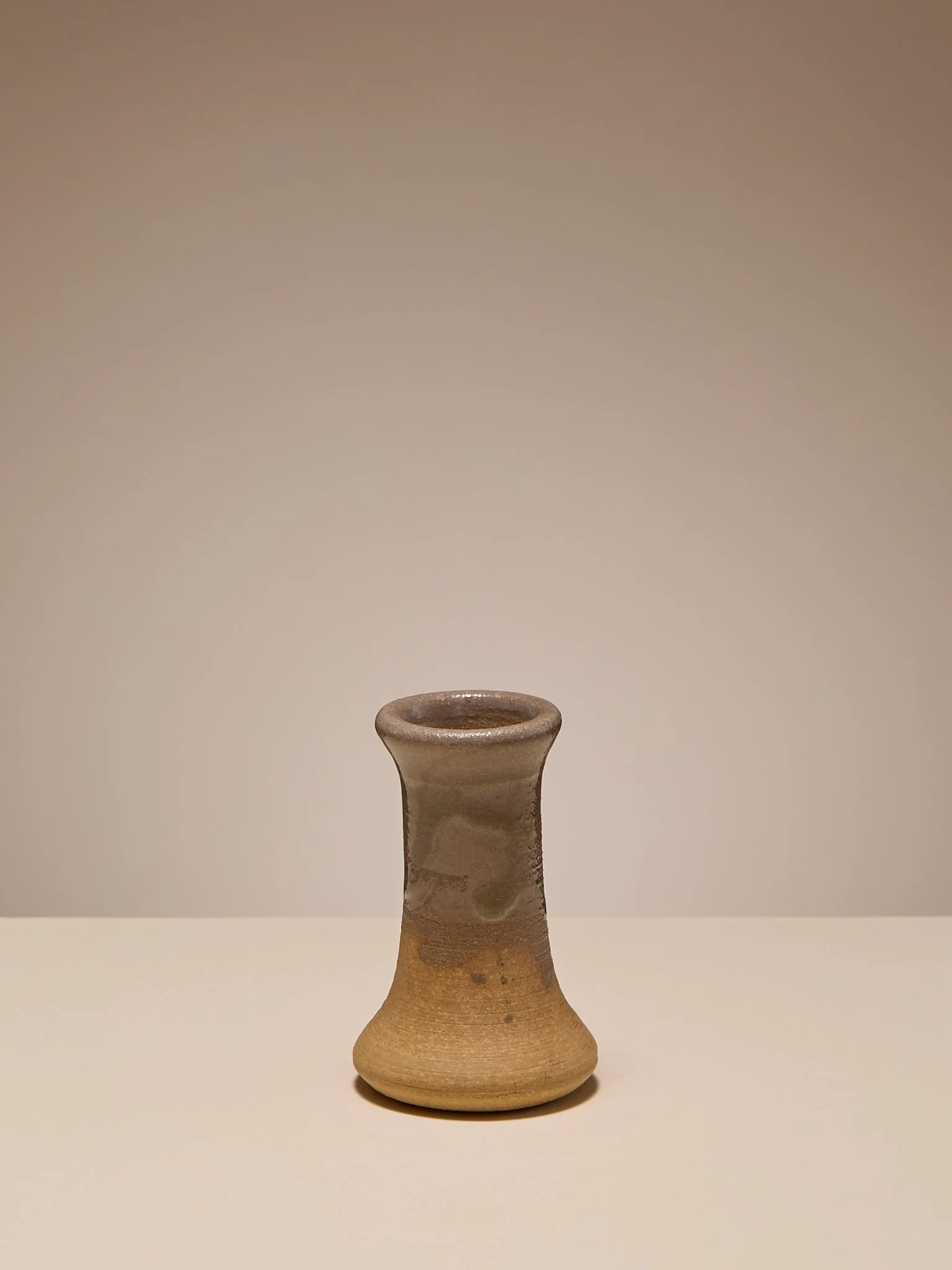 The Vintage Handmade Ceramic Neutral Mini Vase