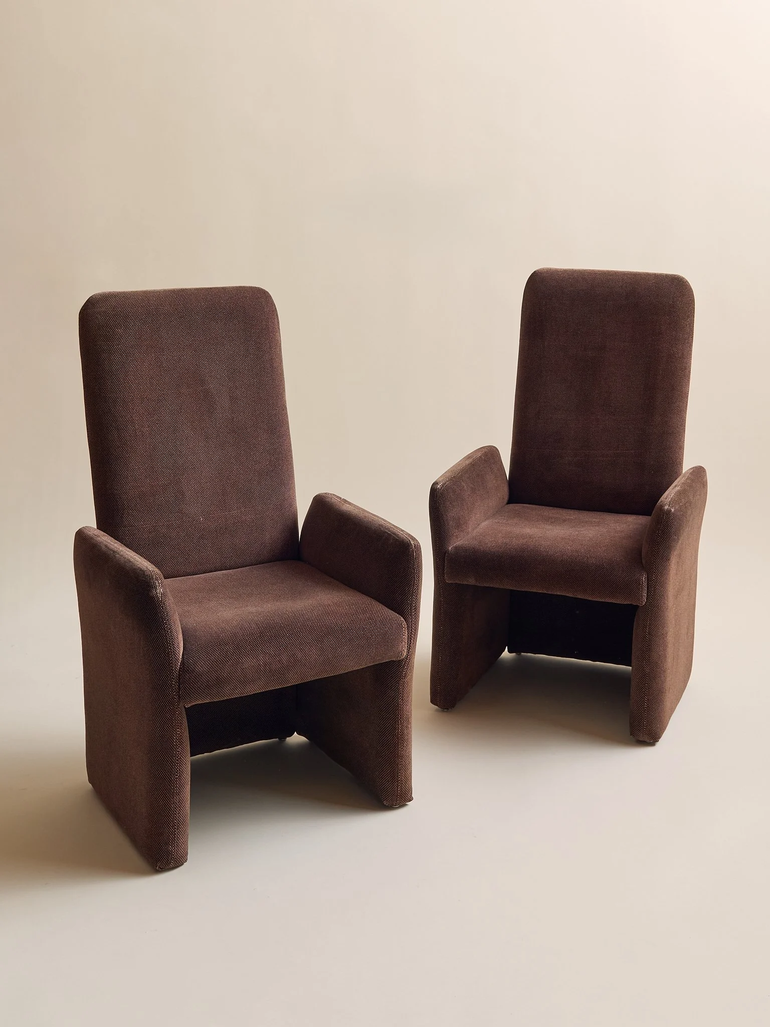The Vintage 1970s Chiclet Dining Chairs, 2 Available