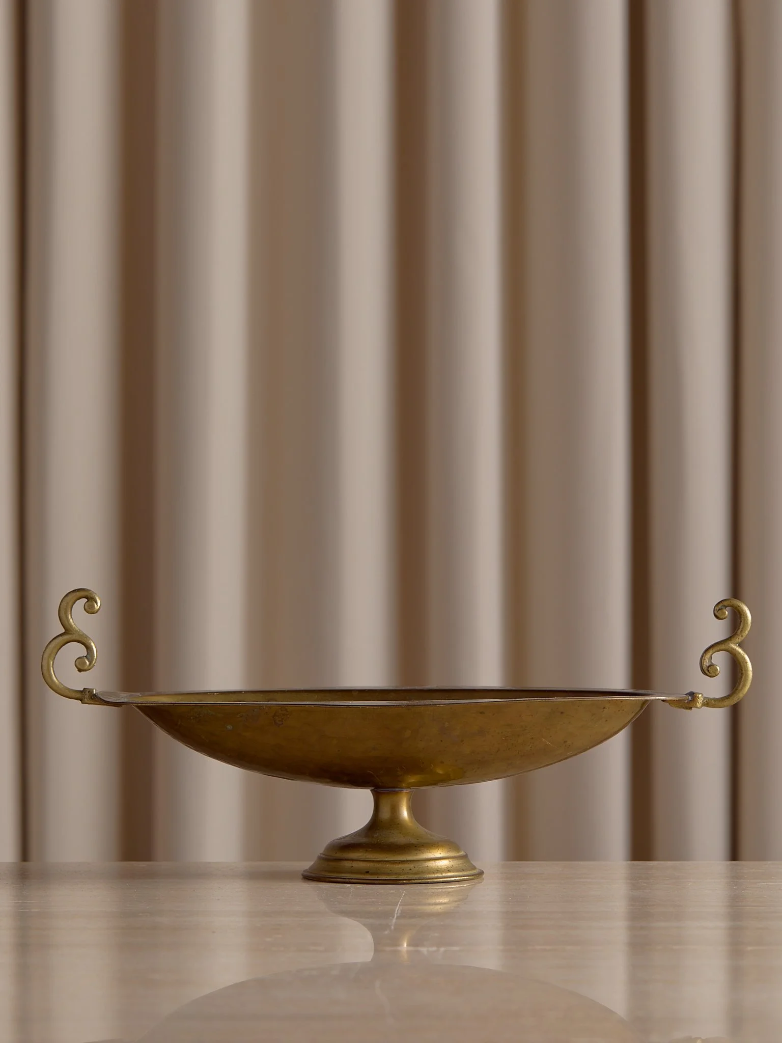 The Vintage Gold Two-Handle Vessel