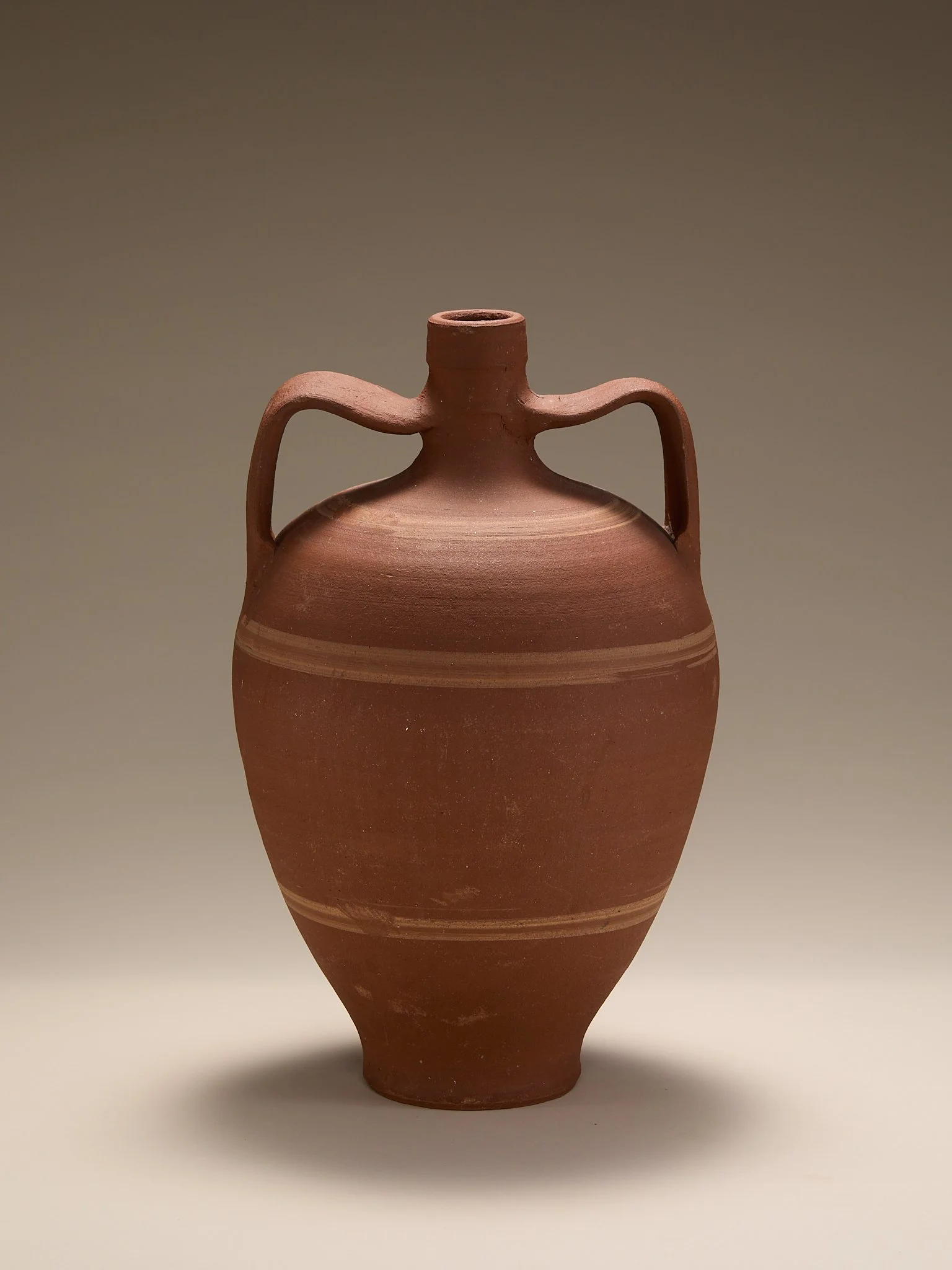 The Vintage Large Mediterranean Terracotta Vase with Handles