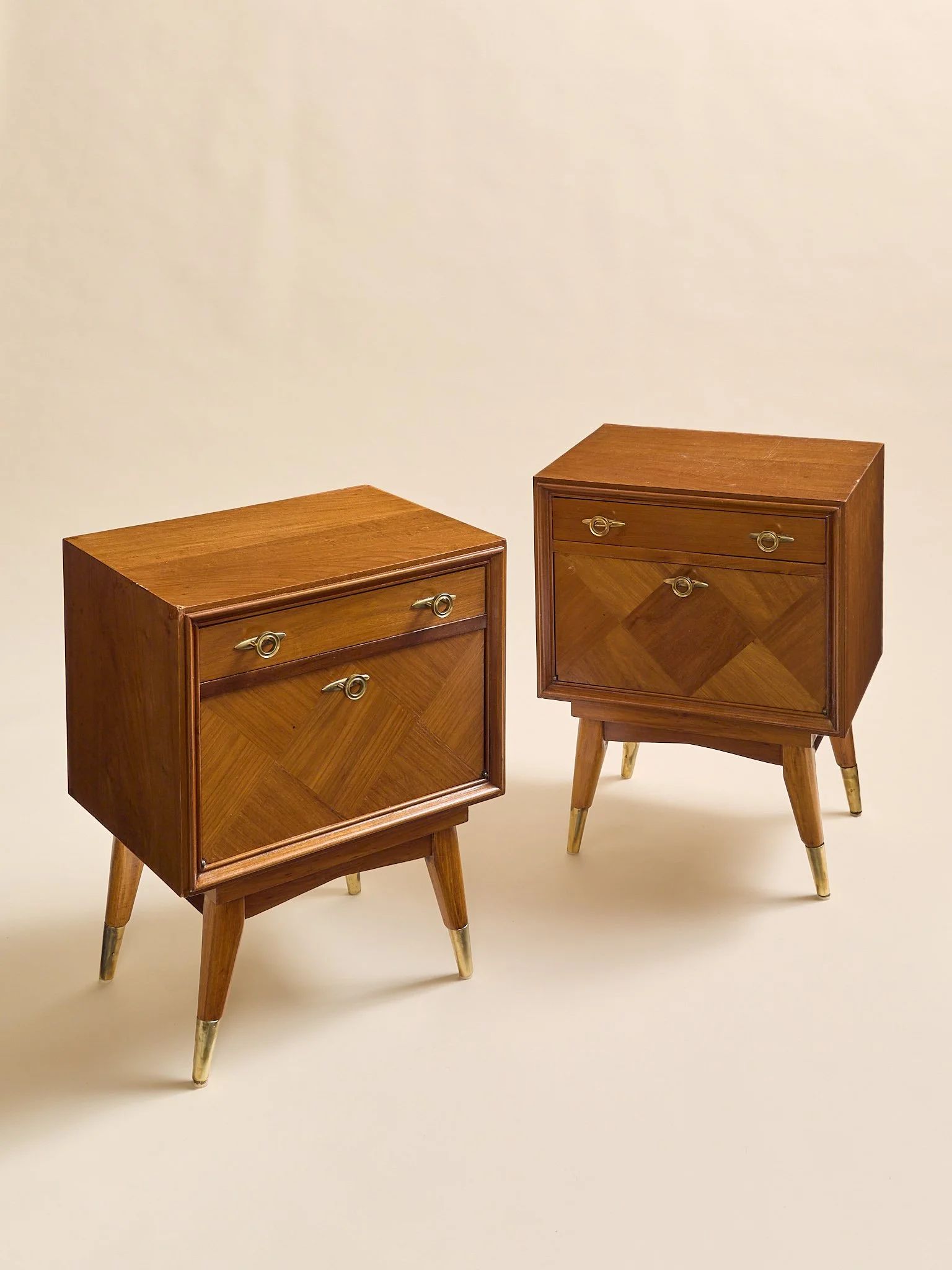 The Vintage 1955 Nighstands with Hairpin Legs