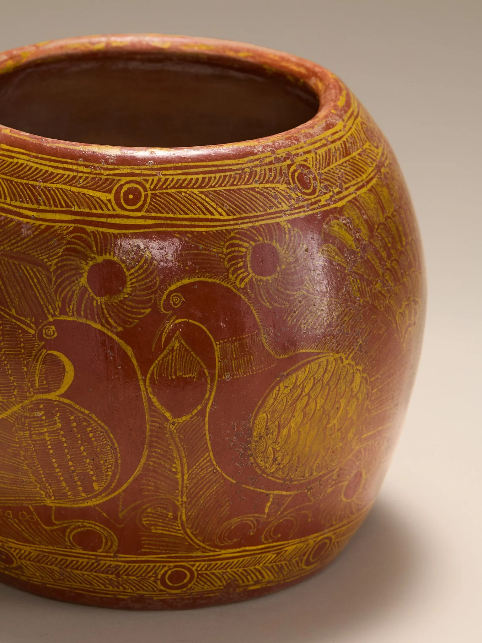 189_TheVintageSouthwesternRust&YellowCarvedVessel_003.jpg