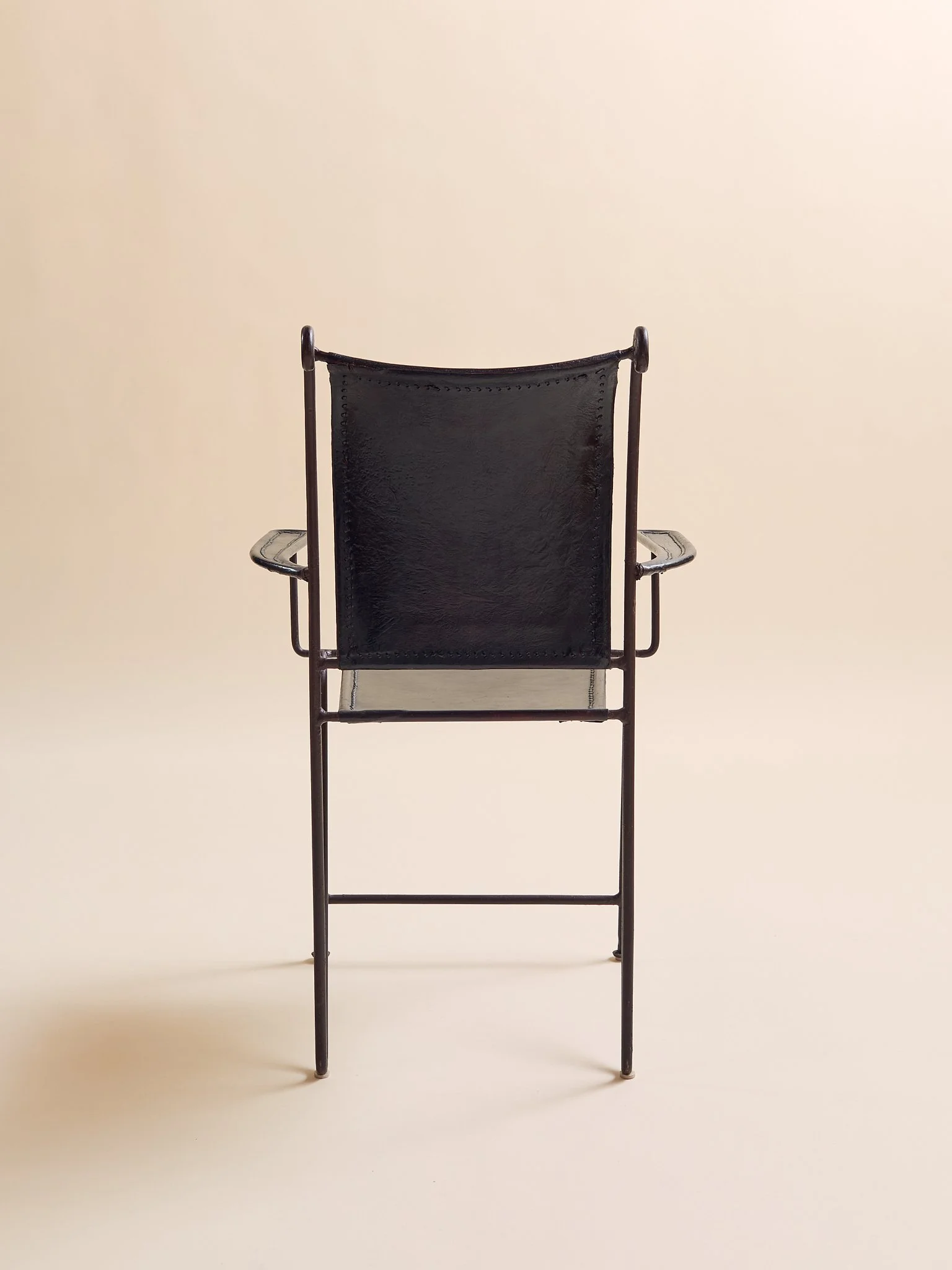 196_TheVintageSpanishWroughtIron&LeatherScrollBackArmchair_005.jpg