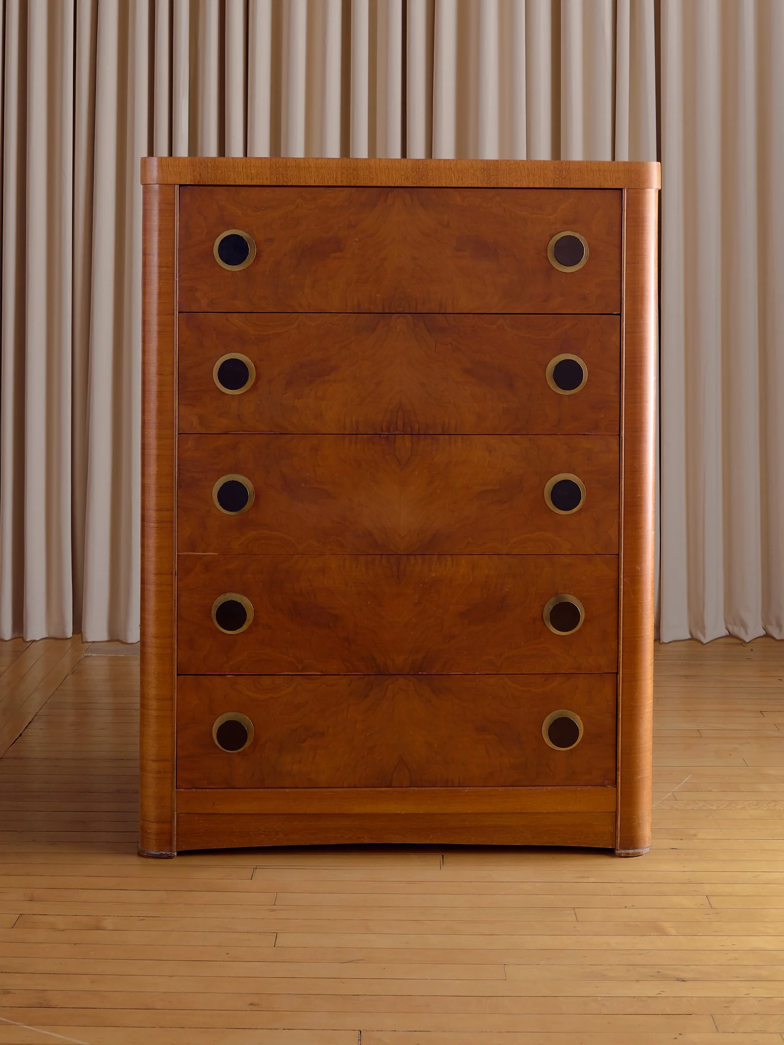 The Vintage French Art Deco Burl Dresser